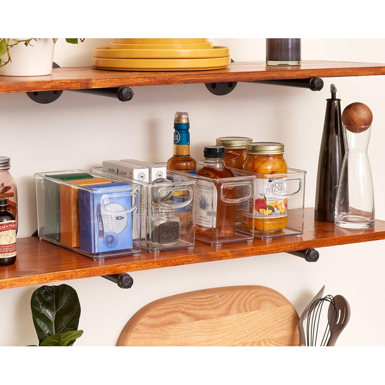 Set de 4 Contenedores Apilables iDesign para Cocina 25,4 cm