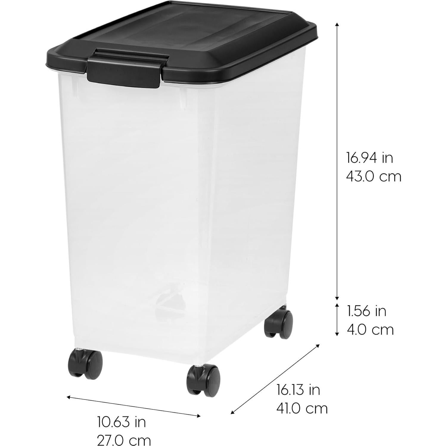 Contenedor de Almacenamiento de Comida para Mascotas IRIS USA 30 lbs