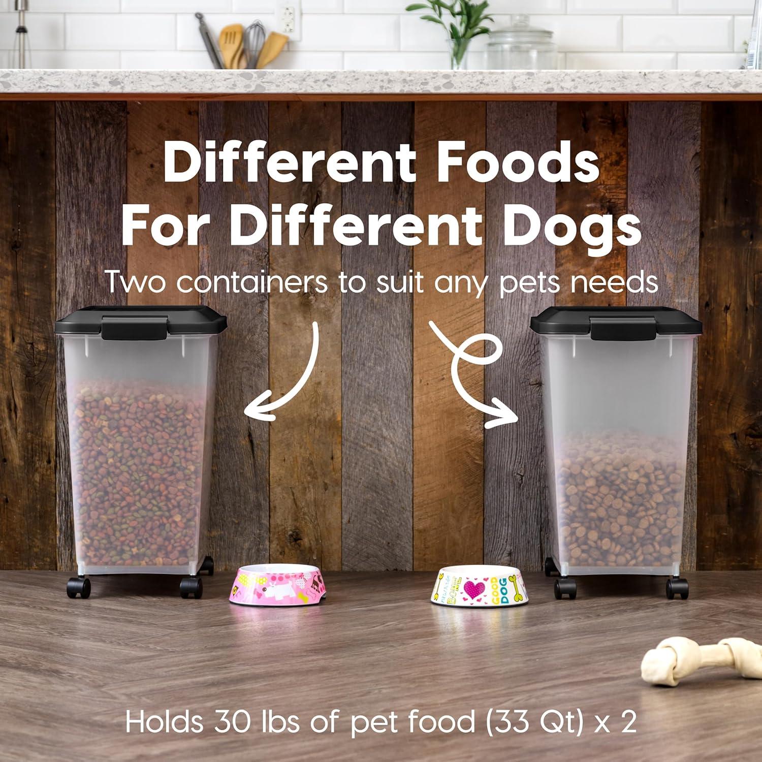 Contenedor de Almacenamiento de Comida para Mascotas IRIS USA 30 lbs