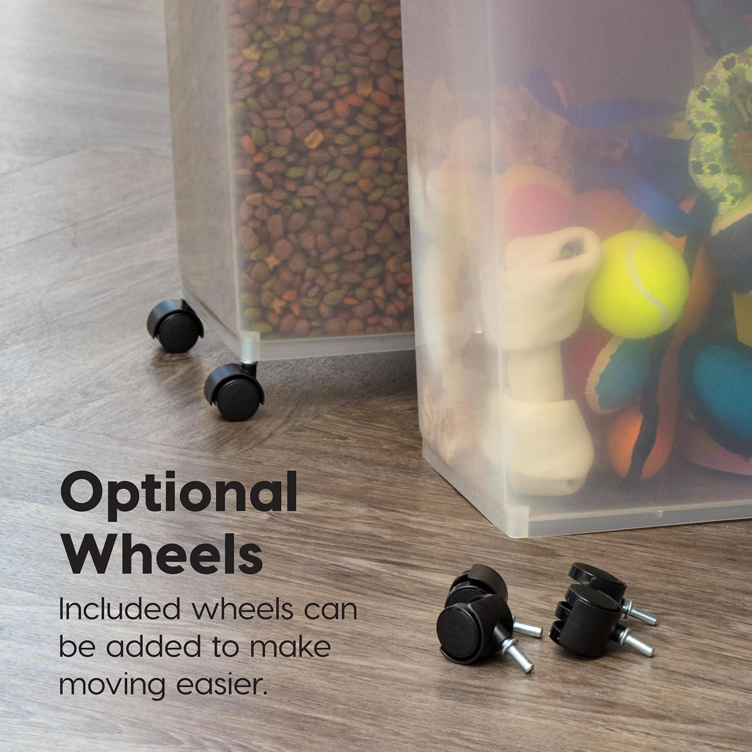 Contenedor de Almacenamiento de Comida para Mascotas IRIS USA 30 lbs