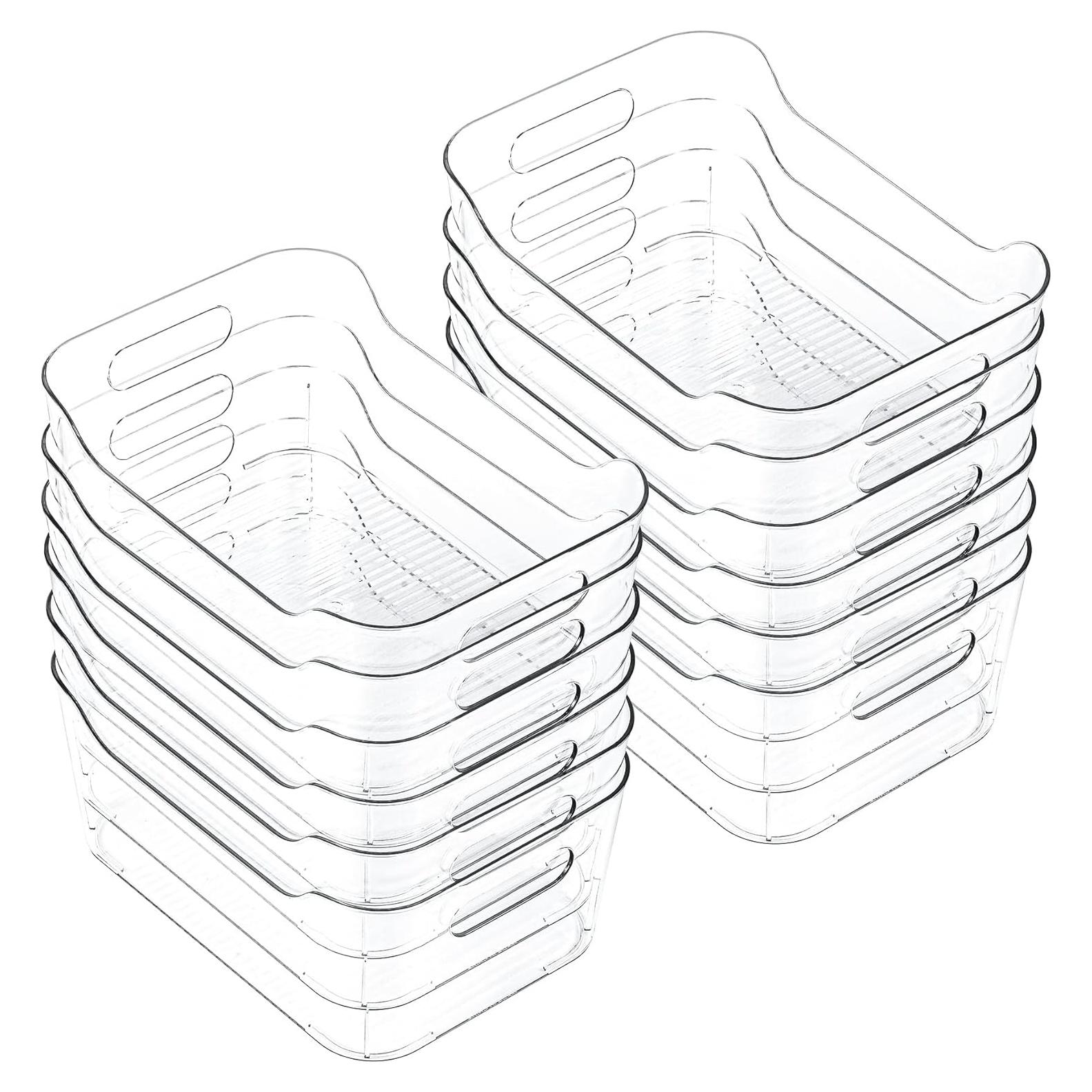 Juego de 12 Contenedores de Almacenamiento Plástico HOHOPE