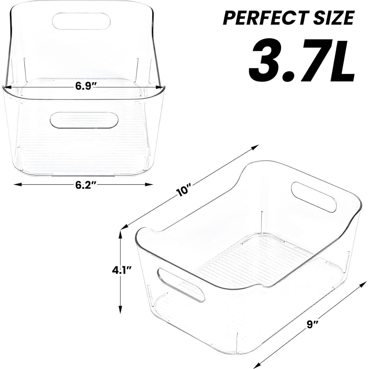 Juego de 12 Contenedores de Almacenamiento Plástico HOHOPE