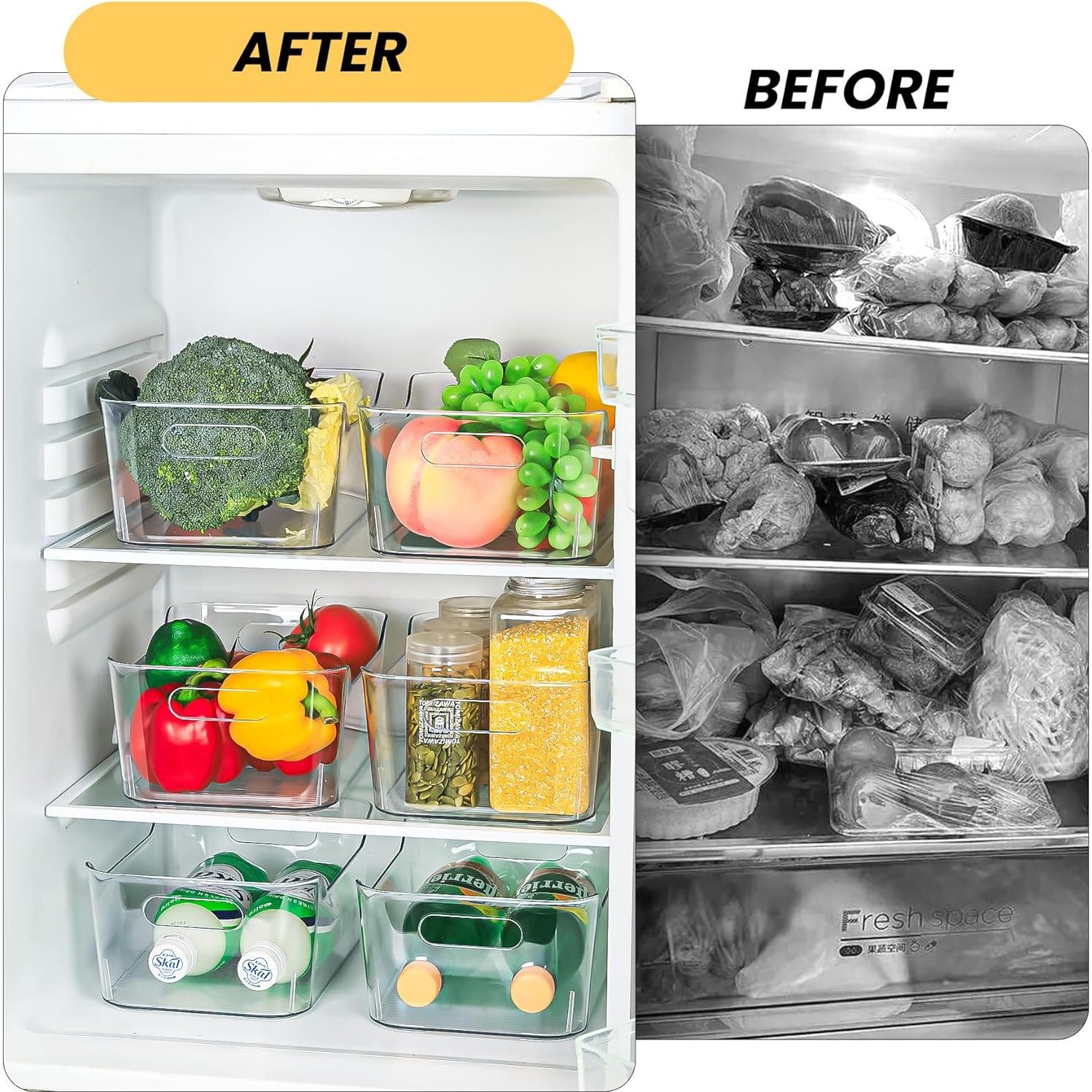 Juego de 12 Contenedores de Almacenamiento Plástico HOHOPE