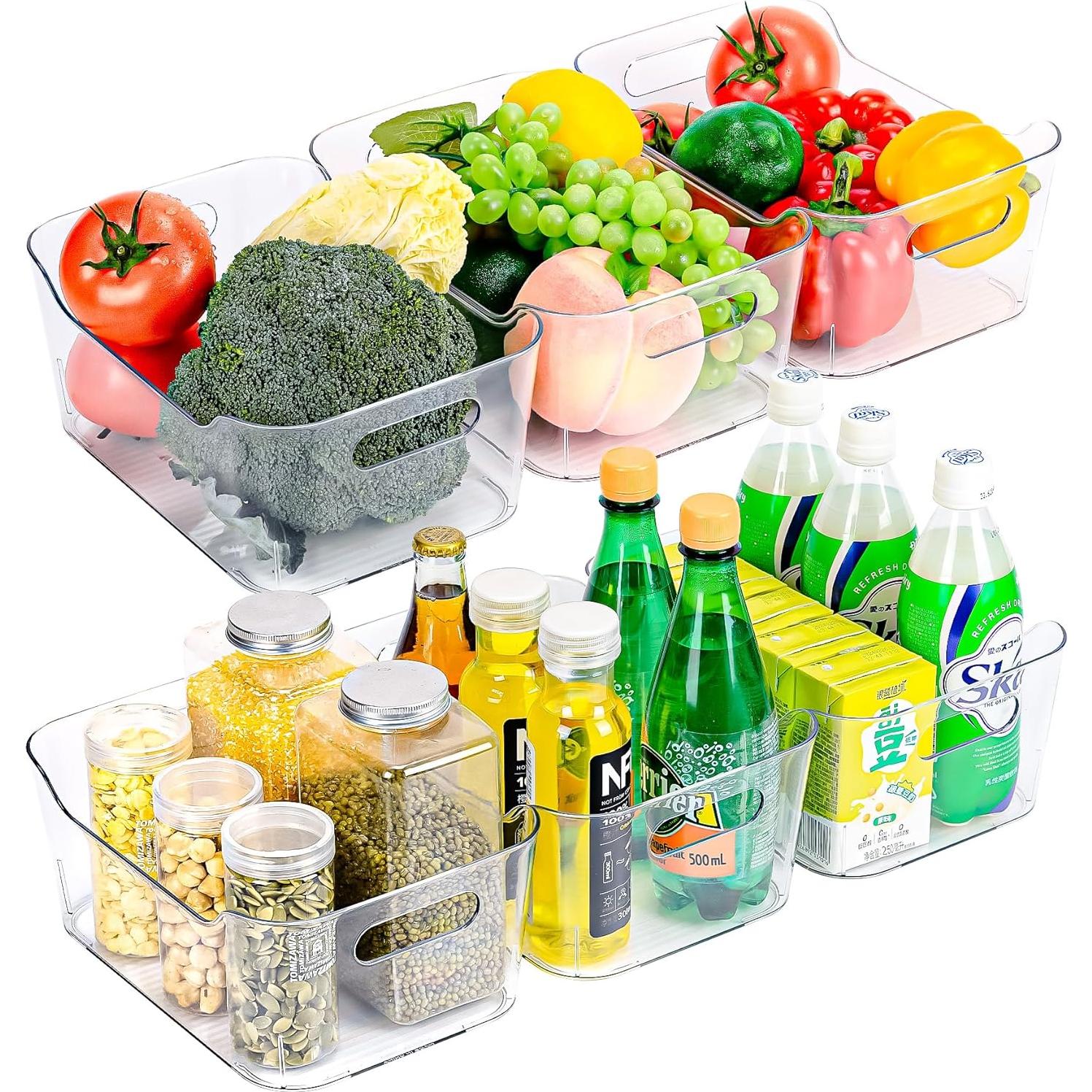 Juego de 12 Contenedores de Almacenamiento Plástico HOHOPE