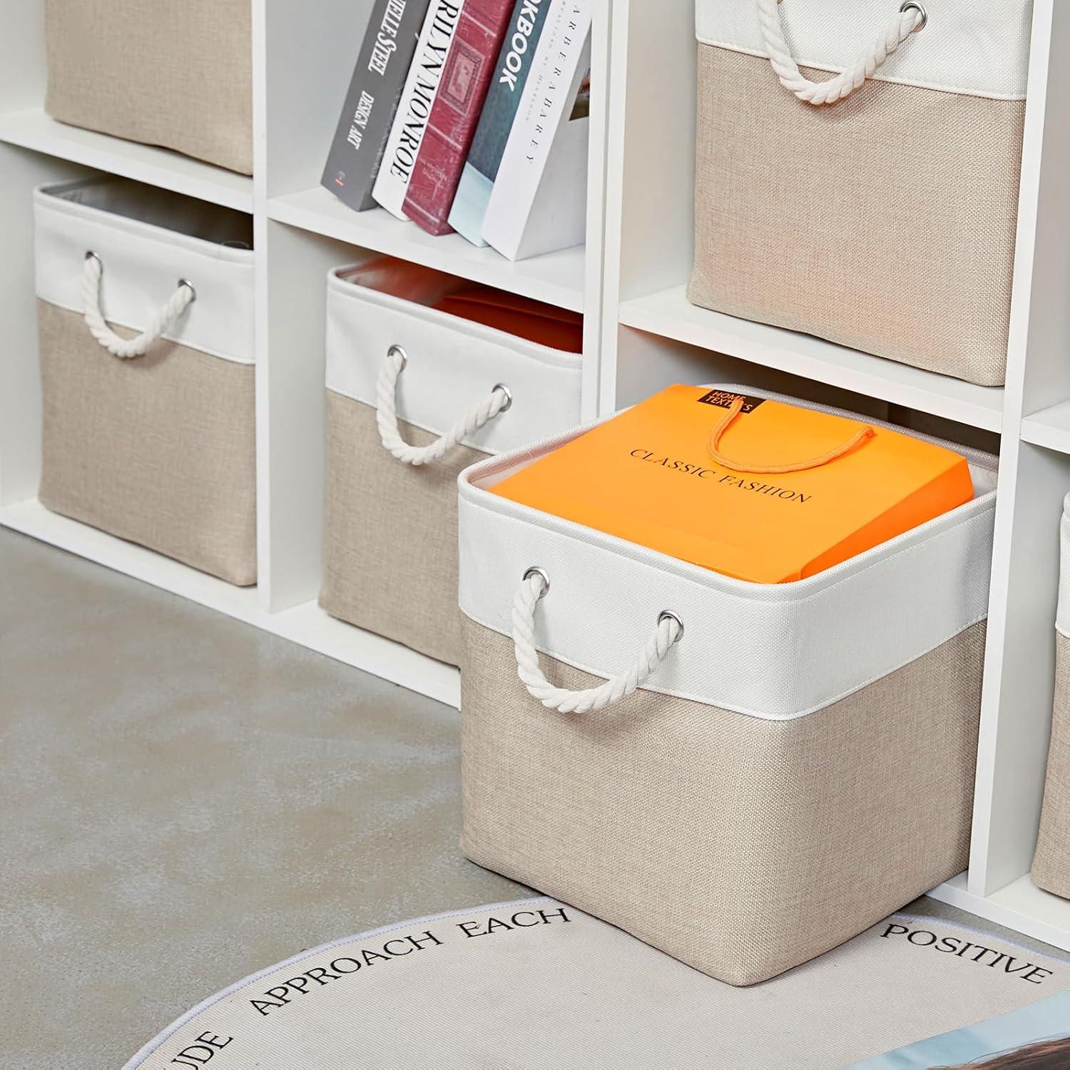 Cajas de Almacenamiento Plegables MidmmVick 30x30 cm - 6 Unidades