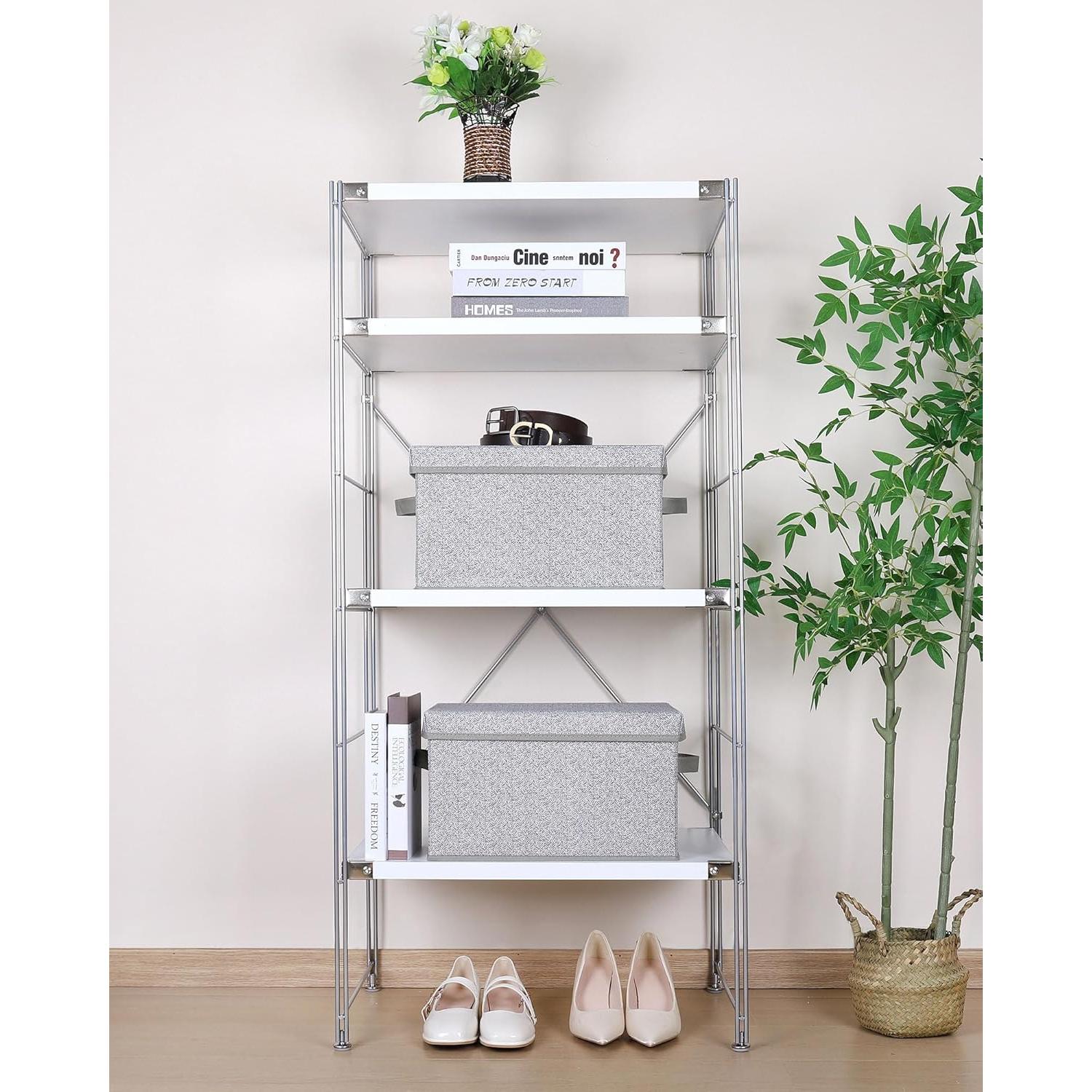 Cajas de Almacenamiento Plegables WUIKE 21L 3-Pack Gris