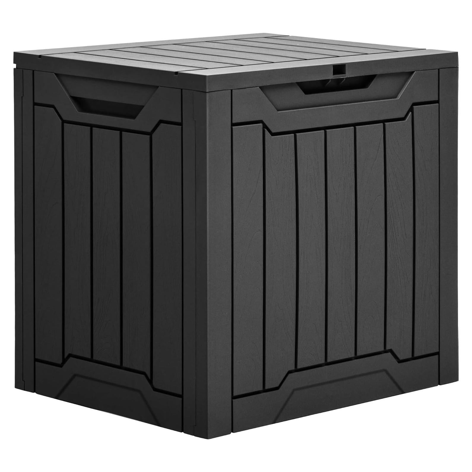 Caja de Almacenamiento Exterior YITAHOME 31 Galones Negra