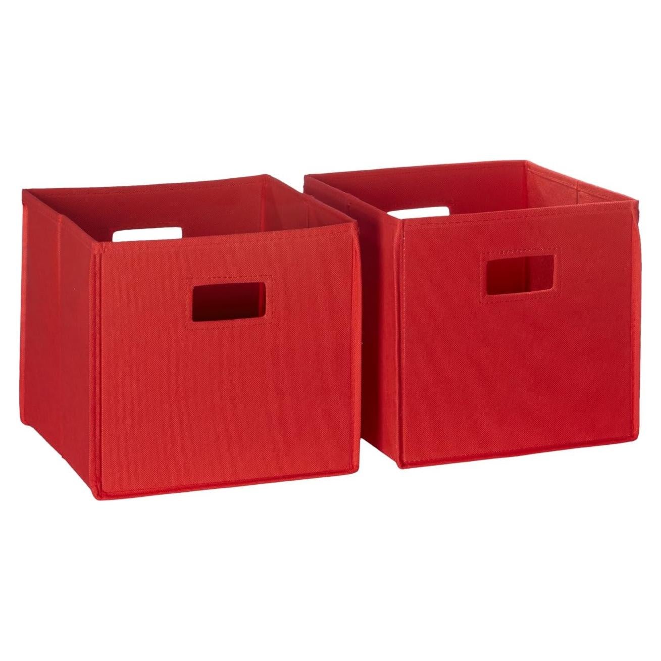 Cajas de Almacenamiento Plegables RiverRidge Rojas - 2 Piezas