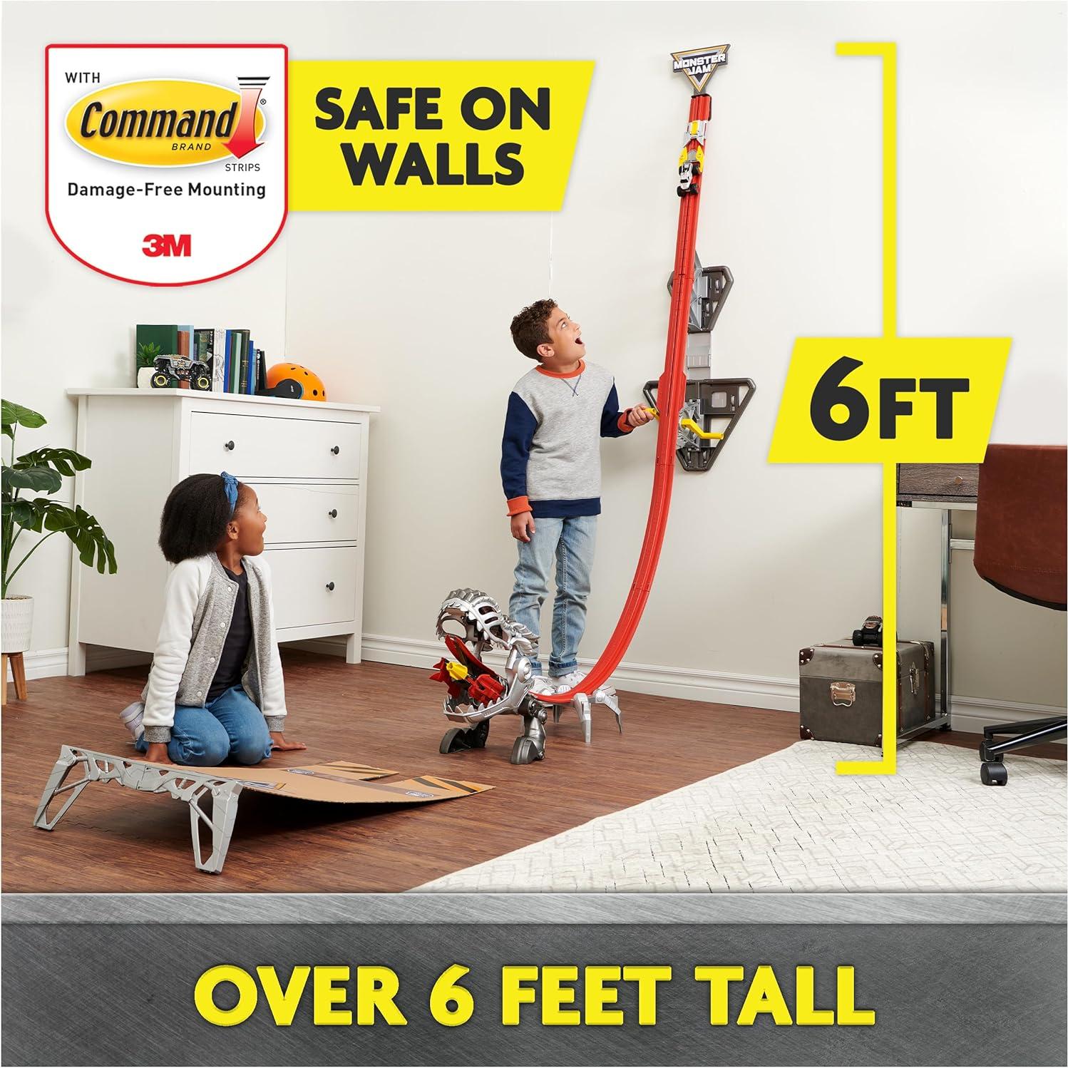 Monster Jam ThunderROARus Drop Playset con Camión Exclusivo 1:64