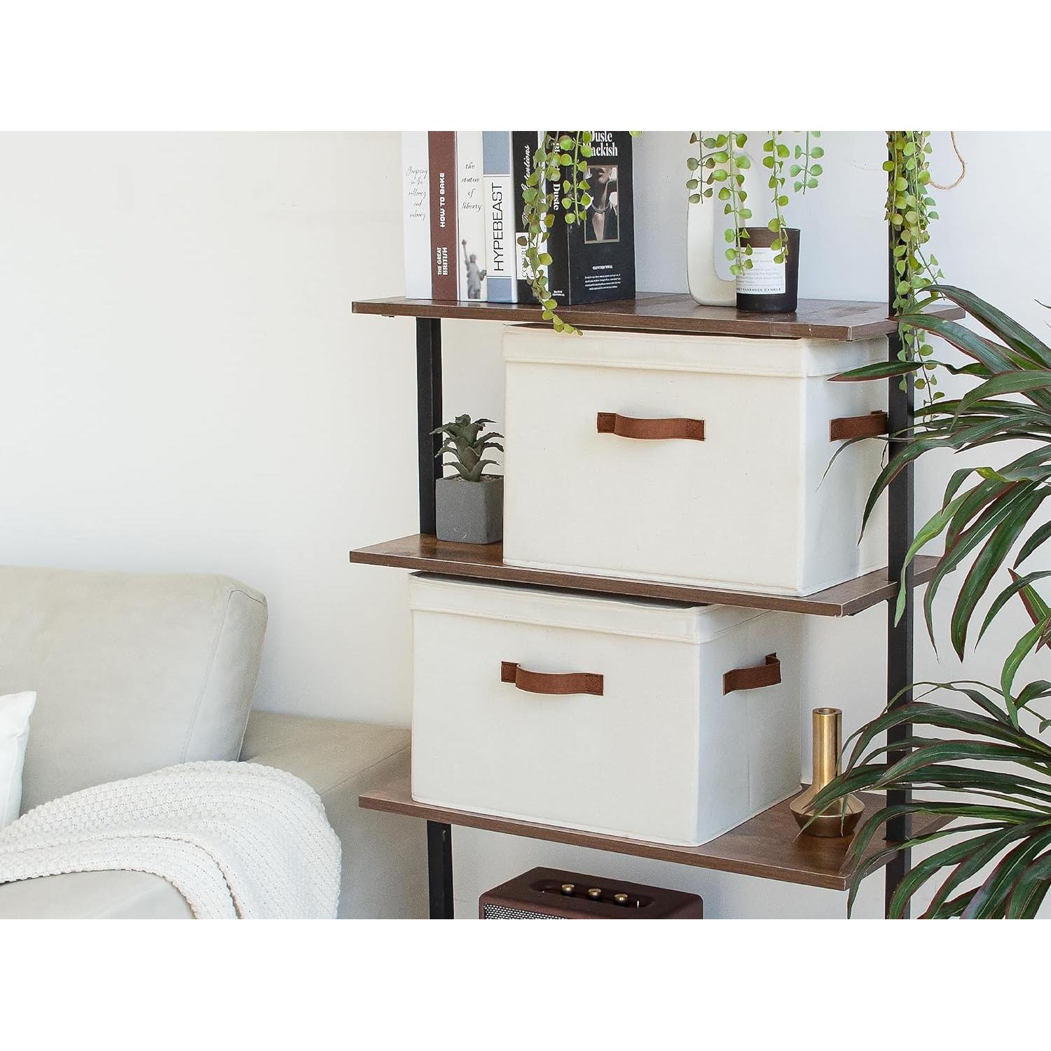 Cajas de Almacenamiento StorageWorks 20L 2-Pack Blanco Marfil