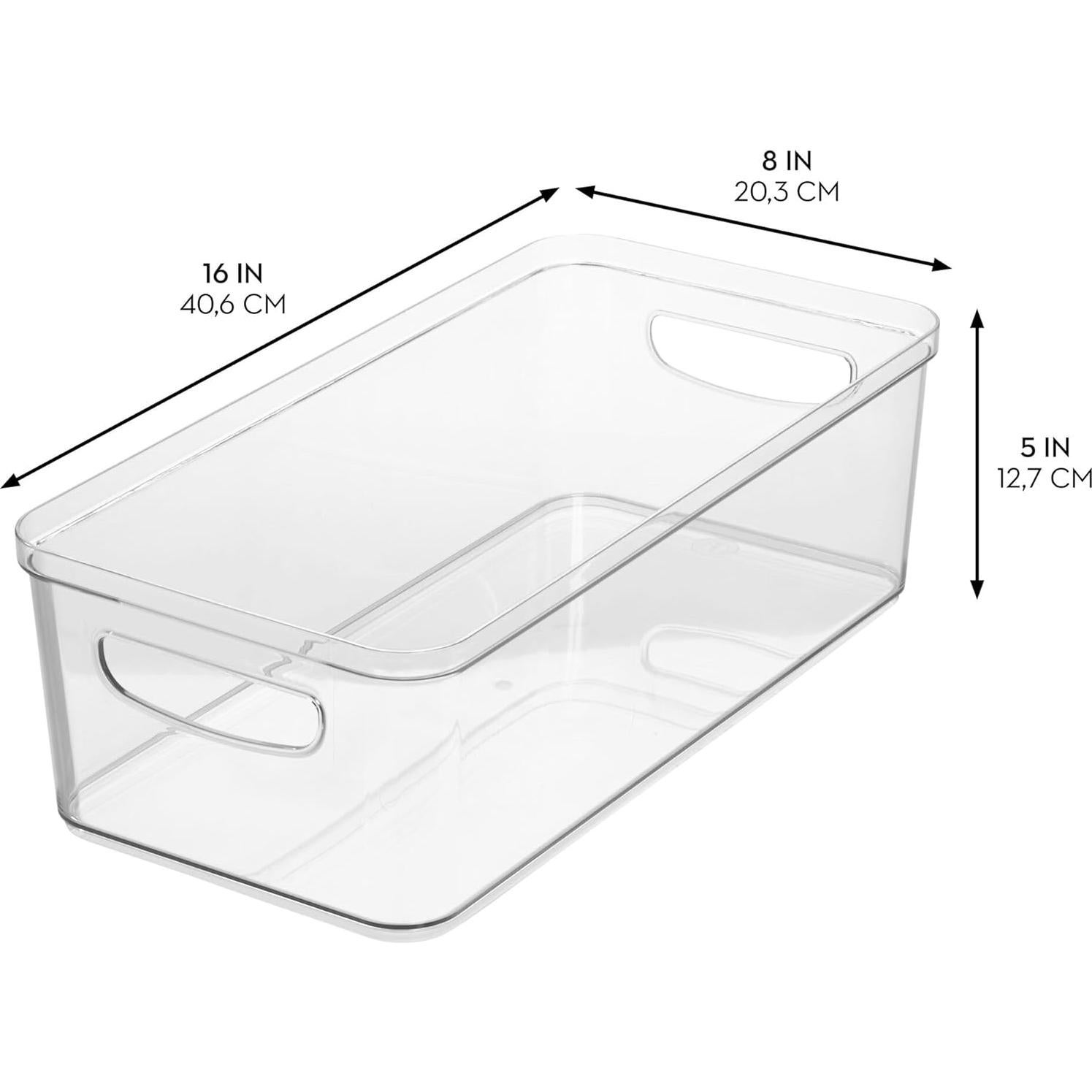 Organizador Grande de Plástico iDesign 40,6x20,3x12,7cm BPA Free