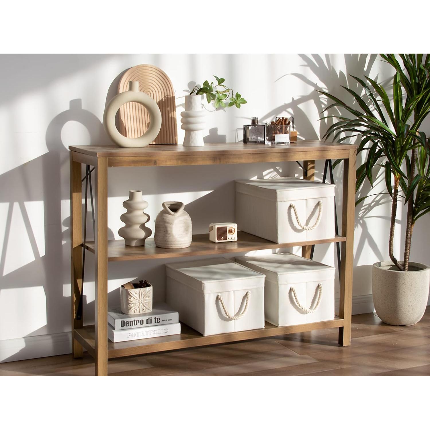 Cajas de Almacenamiento StorageWorks 3-Pack Grande Beige