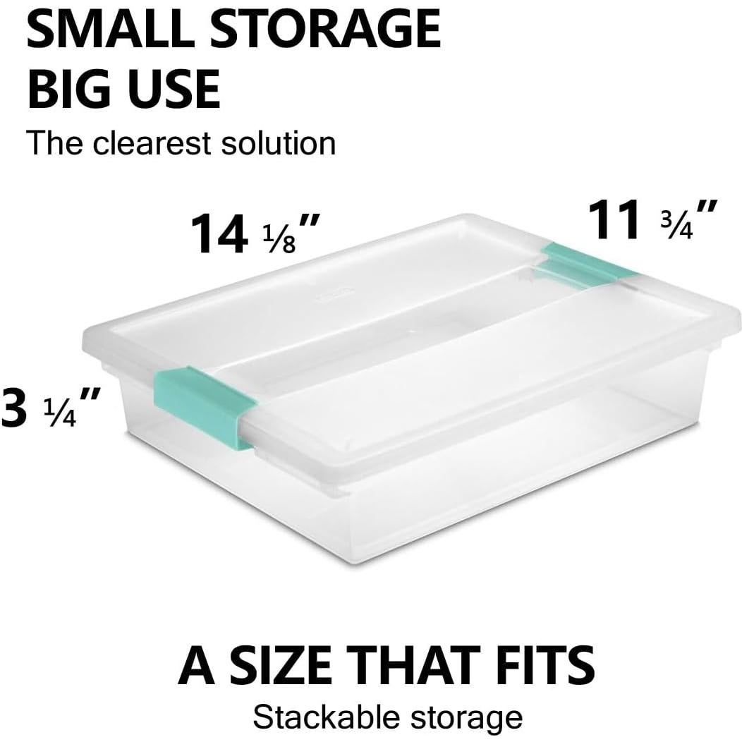 Contenedor de Almacenamiento Plástico Tribello Grande 35.5x29.2x8.3cm