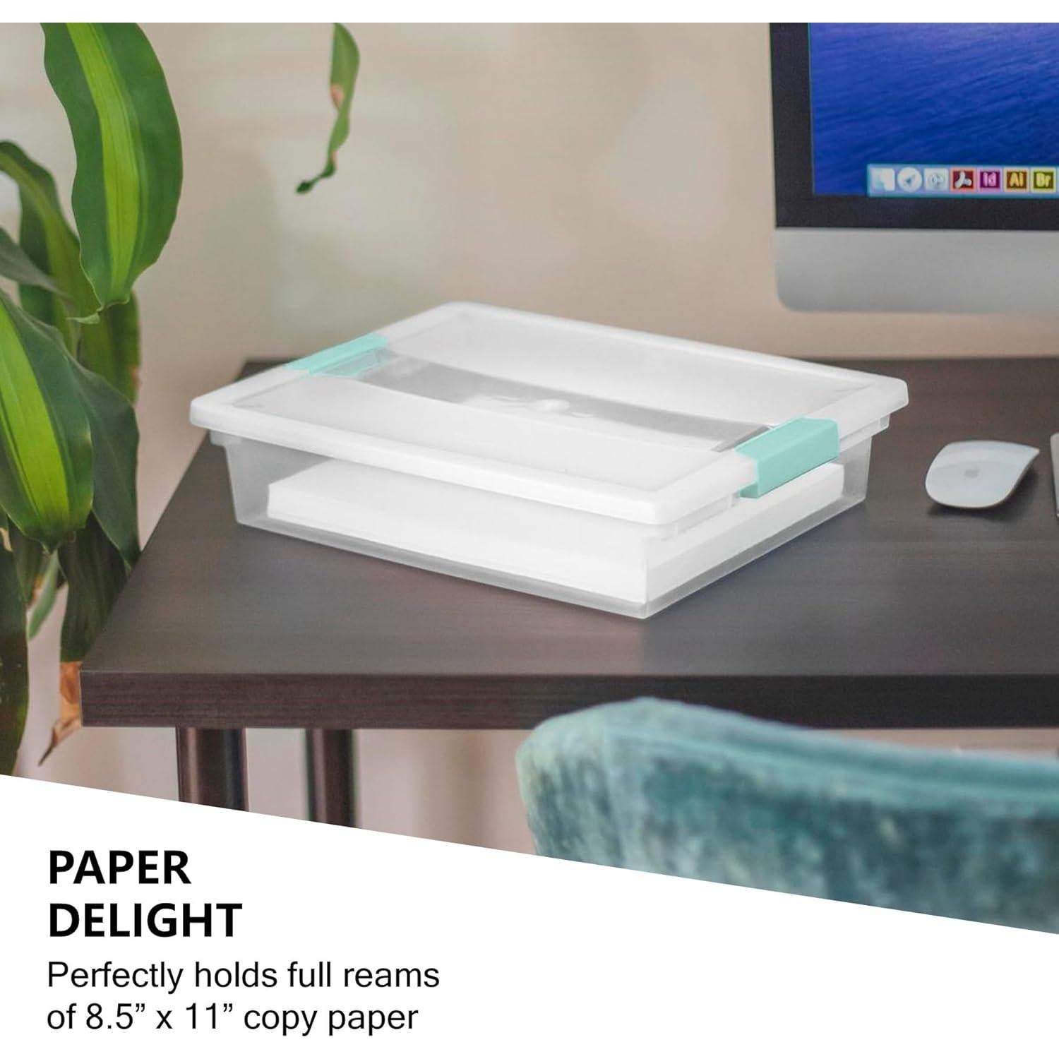 Contenedor de Almacenamiento Plástico Tribello Grande 35.5x29.2x8.3cm