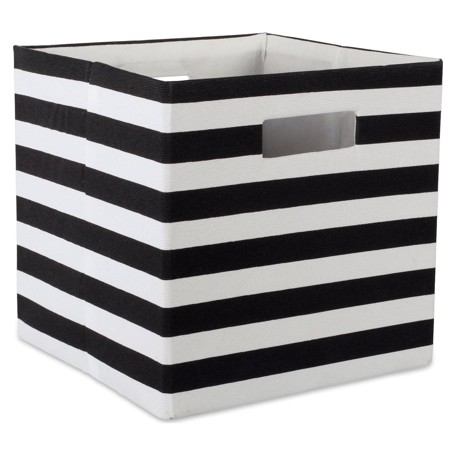 Cubo de Almacenamiento DII 33x33x33 cm Negro Plegable