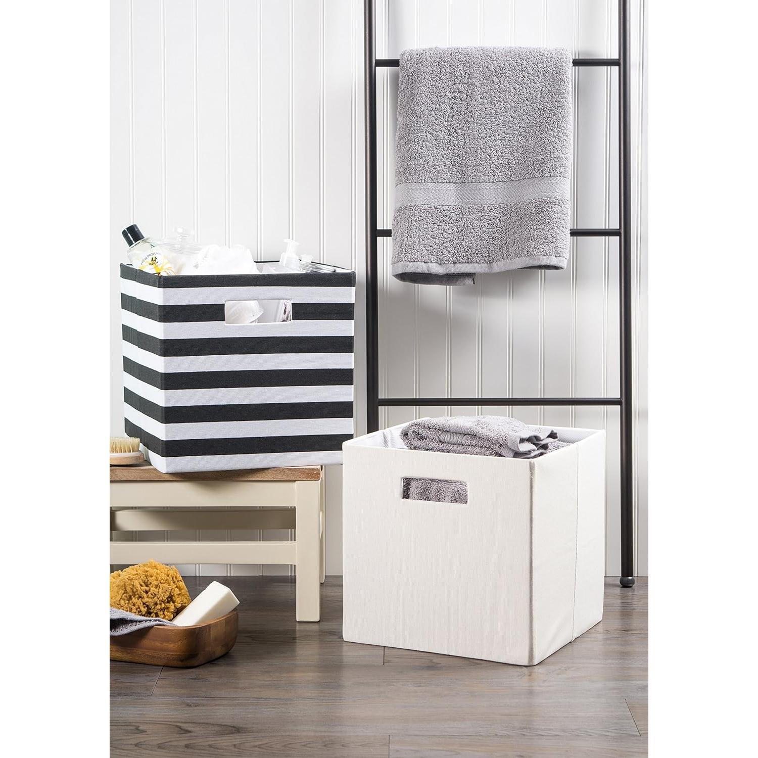 Cubo de Almacenamiento DII 33x33x33 cm Negro Plegable