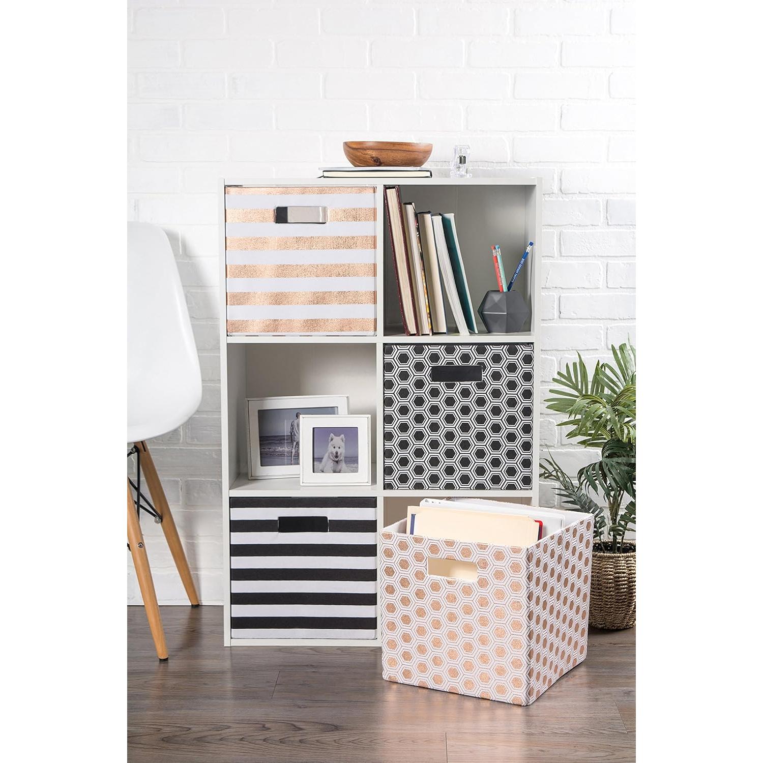 Cubo de Almacenamiento DII 33x33x33 cm Negro Plegable