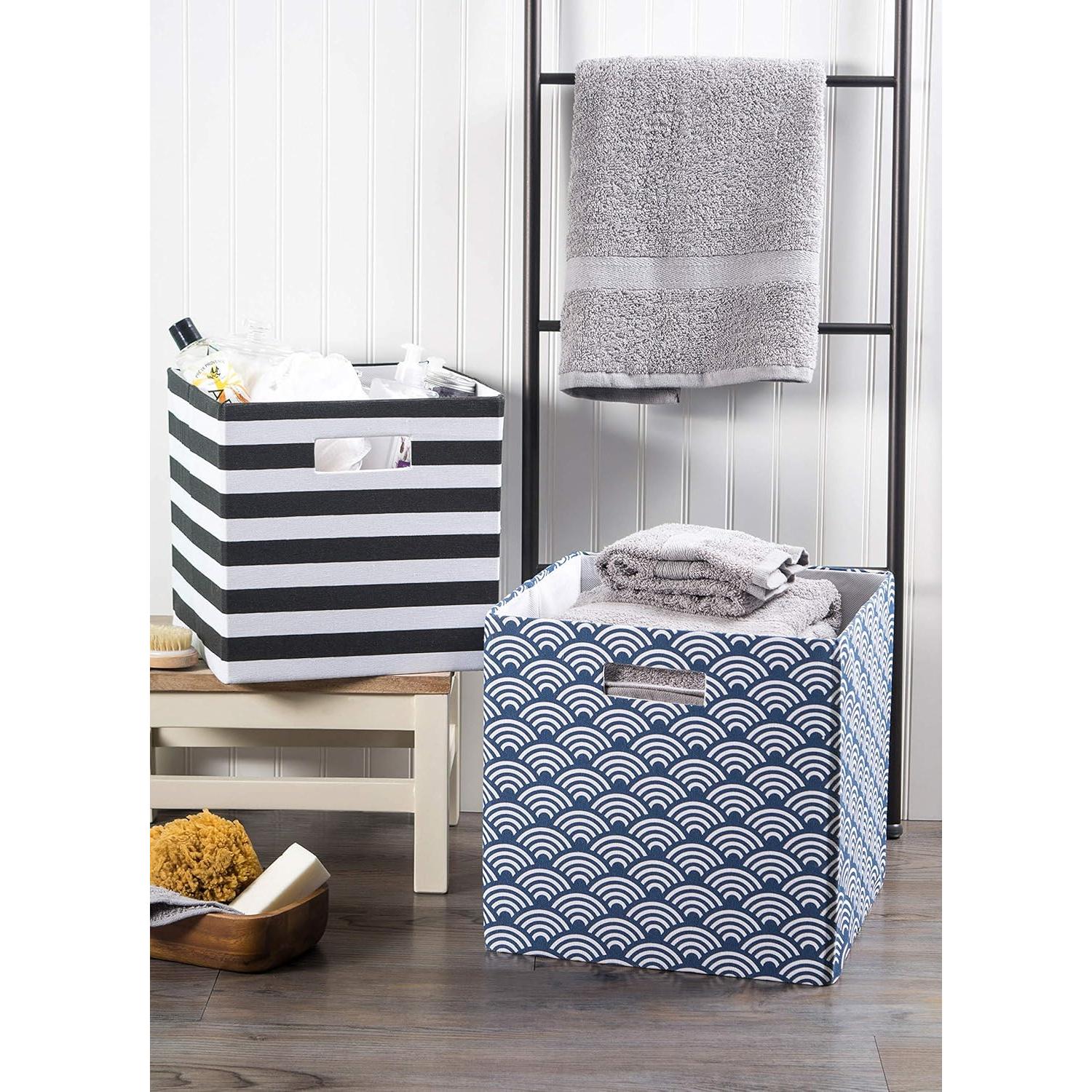 Cubo de Almacenamiento DII 33x33x33 cm Negro Plegable