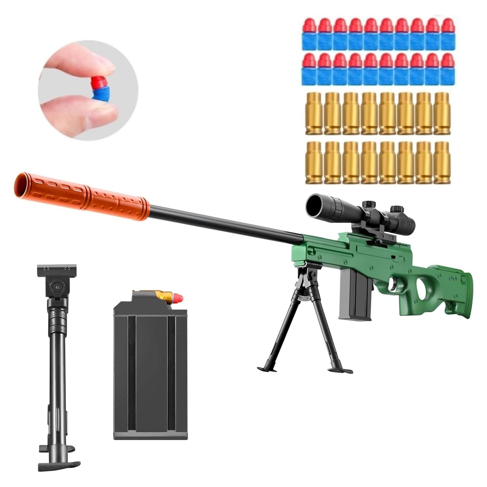 Rifle de francotirador Kyliandi con balas suaves y mira