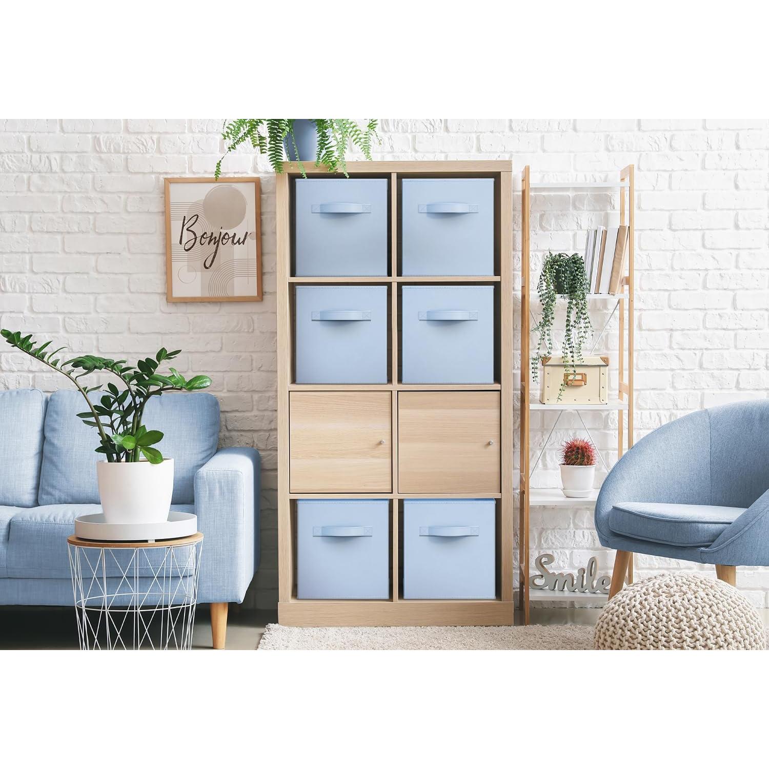 Cubes de Almacenamiento Sorbus 6 Unidades 27,94 cm Azul Pastel