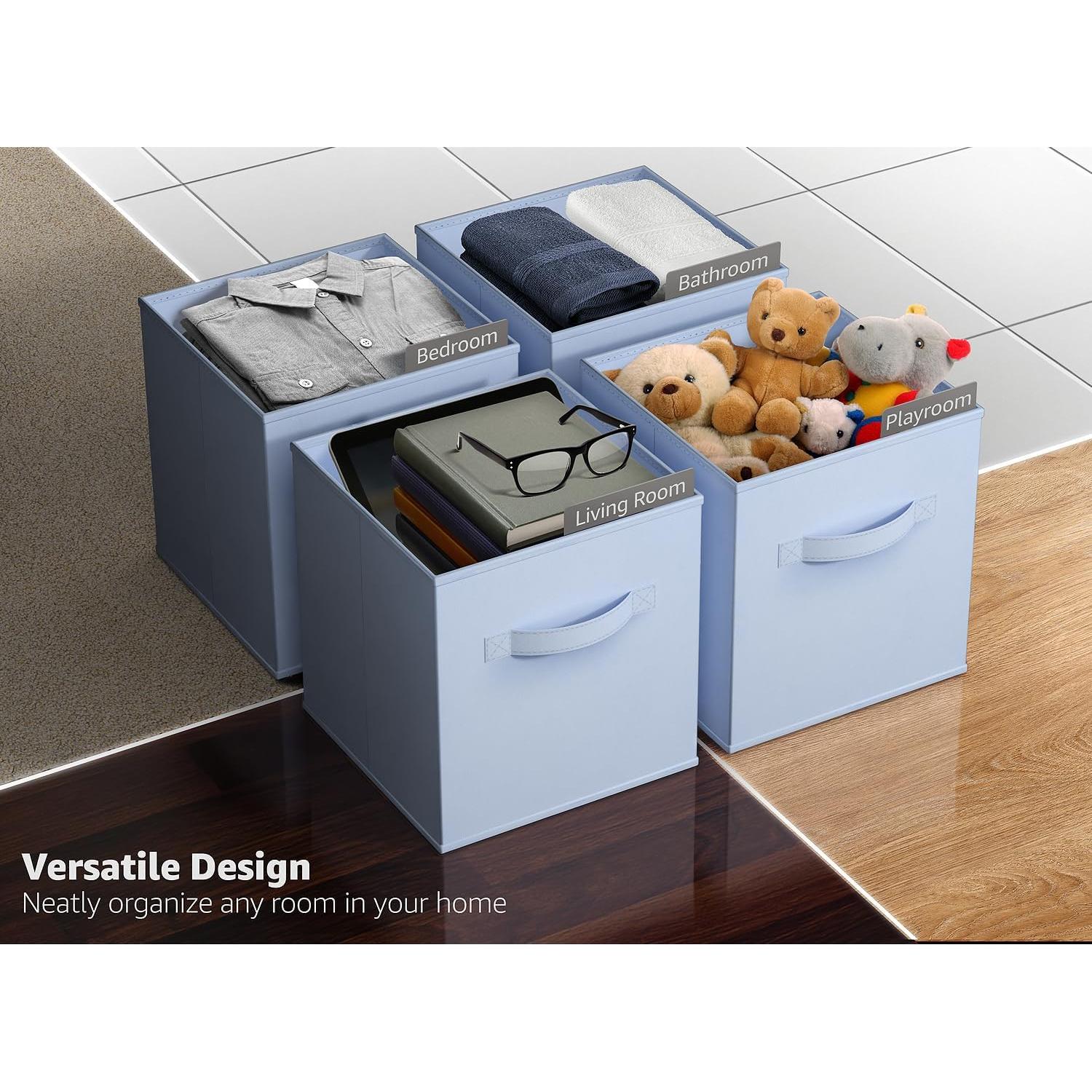 Cubes de Almacenamiento Sorbus 6 Unidades 27,94 cm Azul Pastel