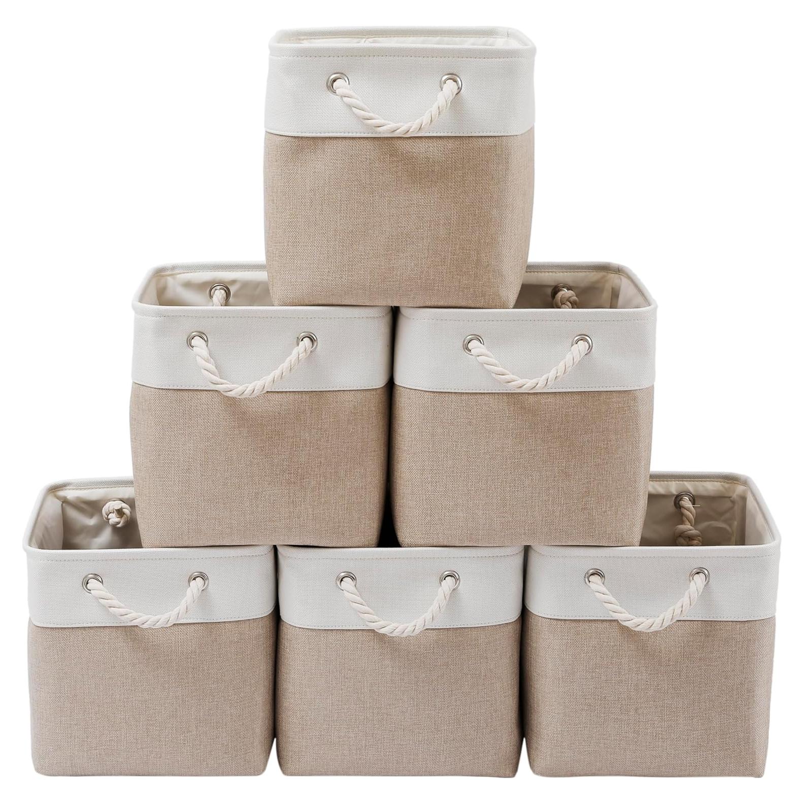 Cajas de Almacenamiento Plegables MidmmVick 33cm - 6 Unidades