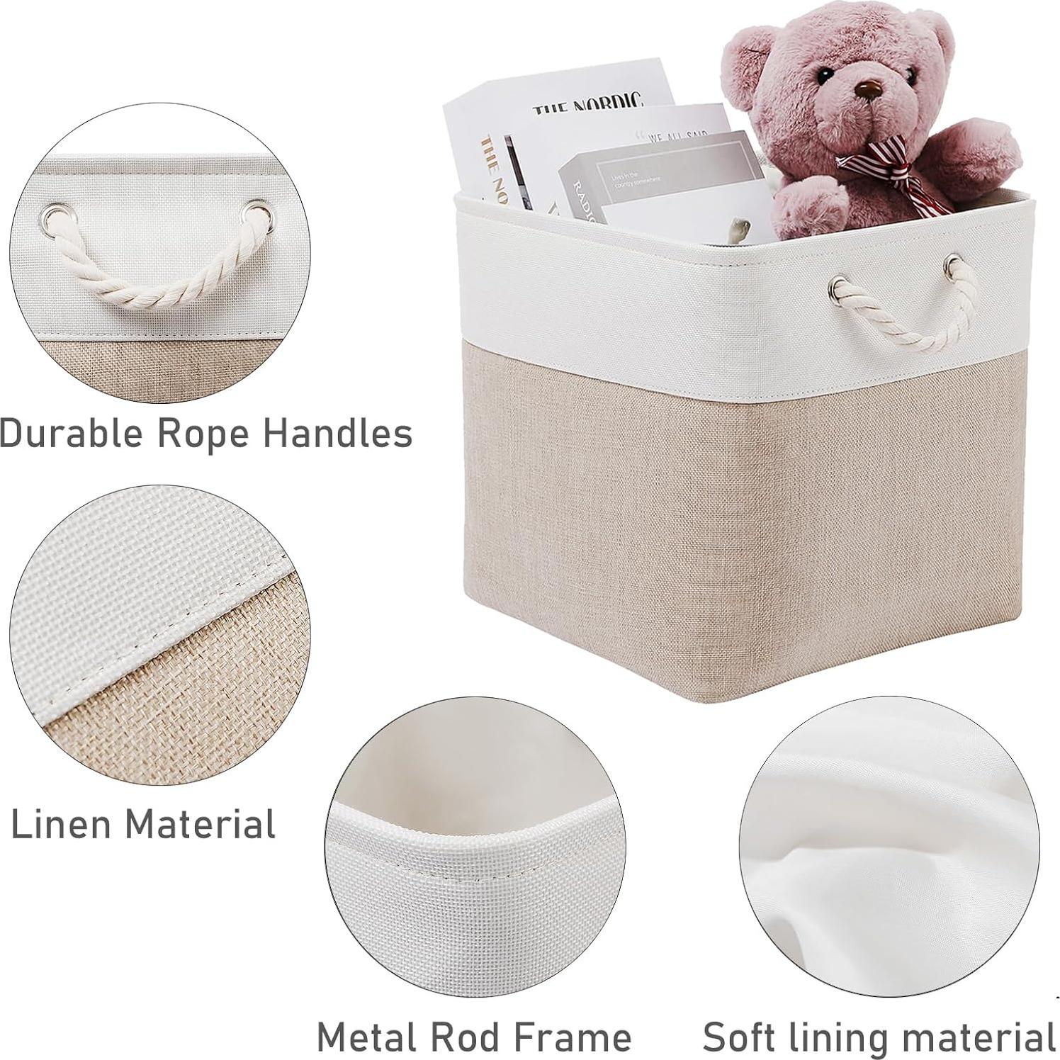 Cajas de Almacenamiento Plegables MidmmVick 33cm - 6 Unidades