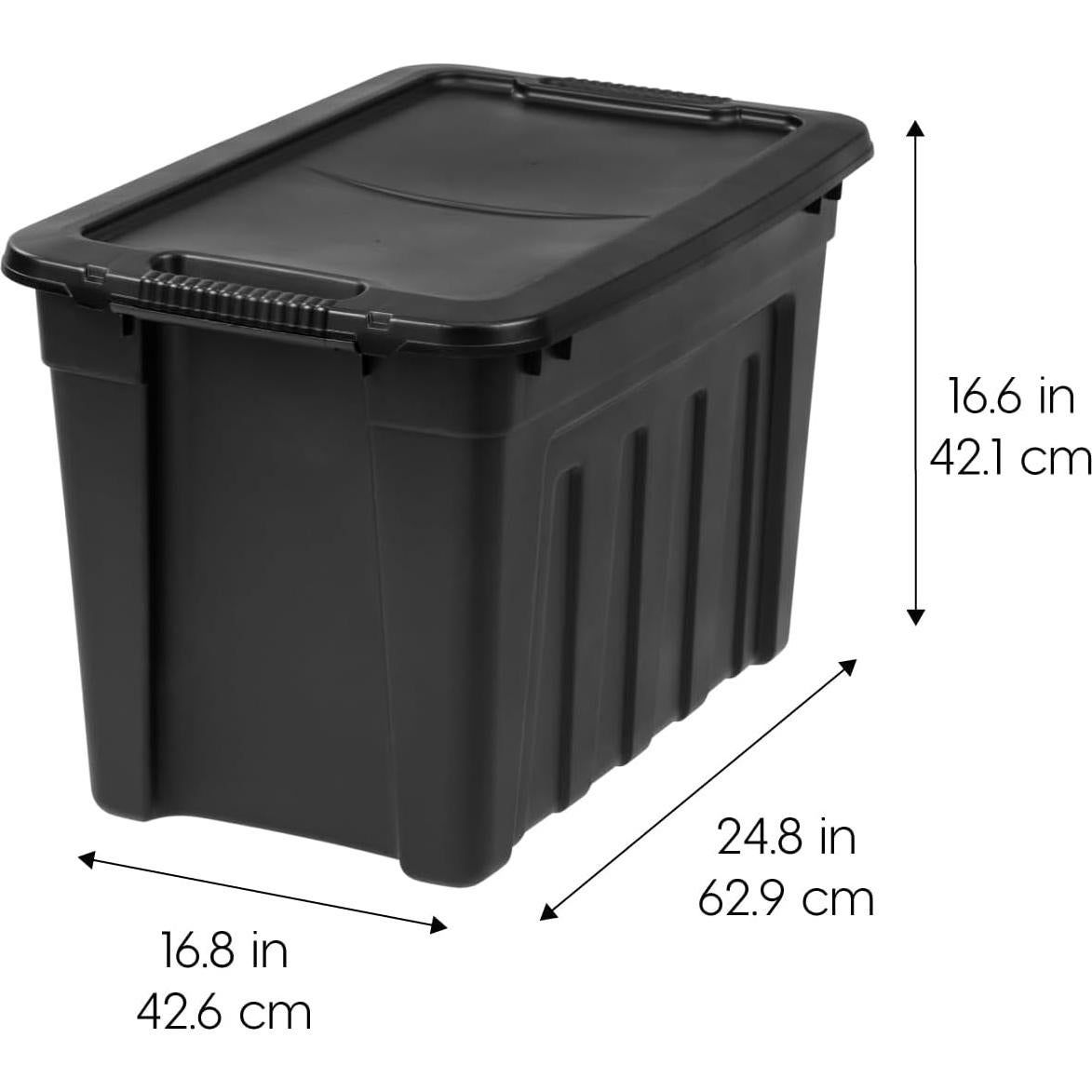 Contenedores de Almacenamiento IRIS USA 20 Galones 4 Pzas