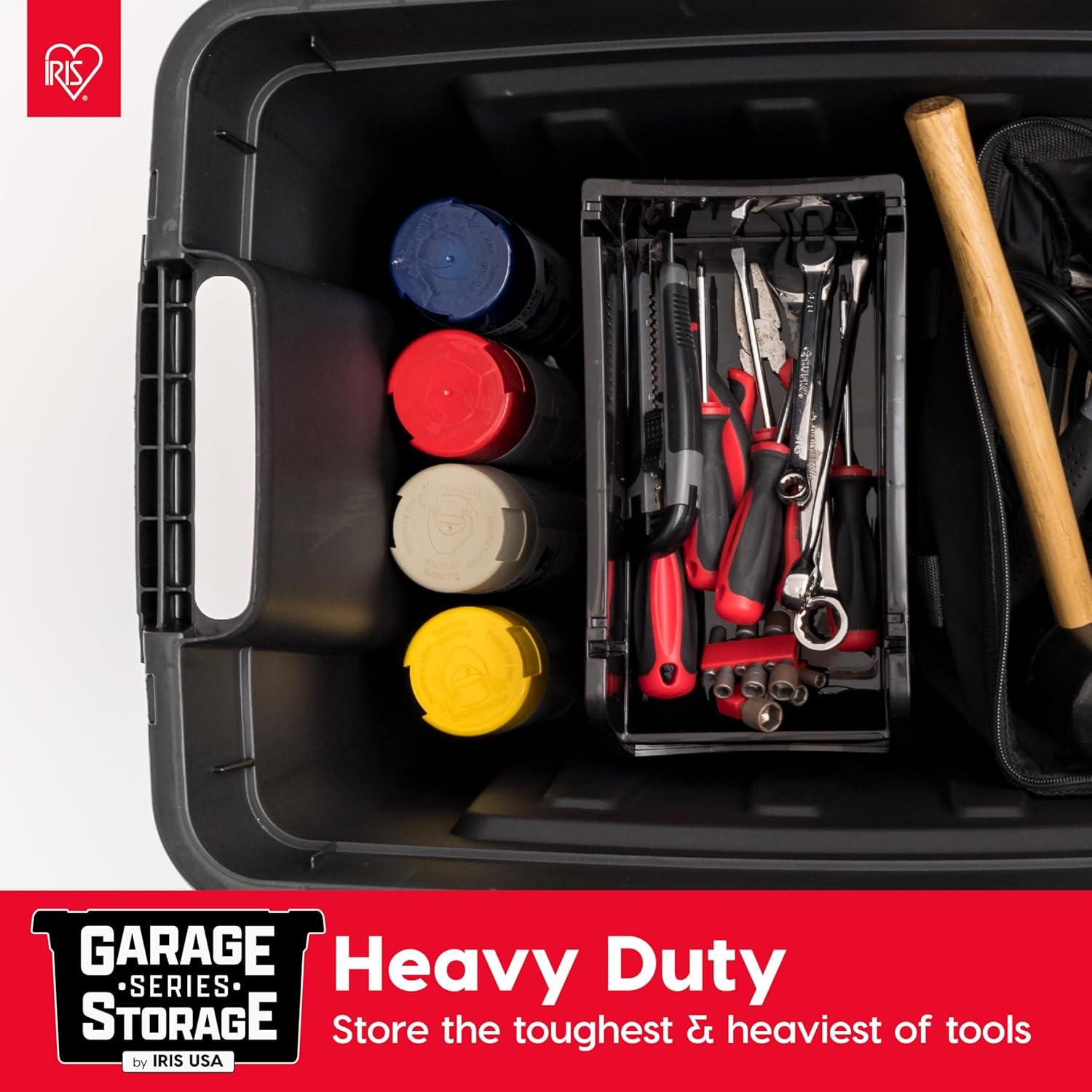 Contenedores de Almacenamiento IRIS USA 20 Galones 4 Pzas