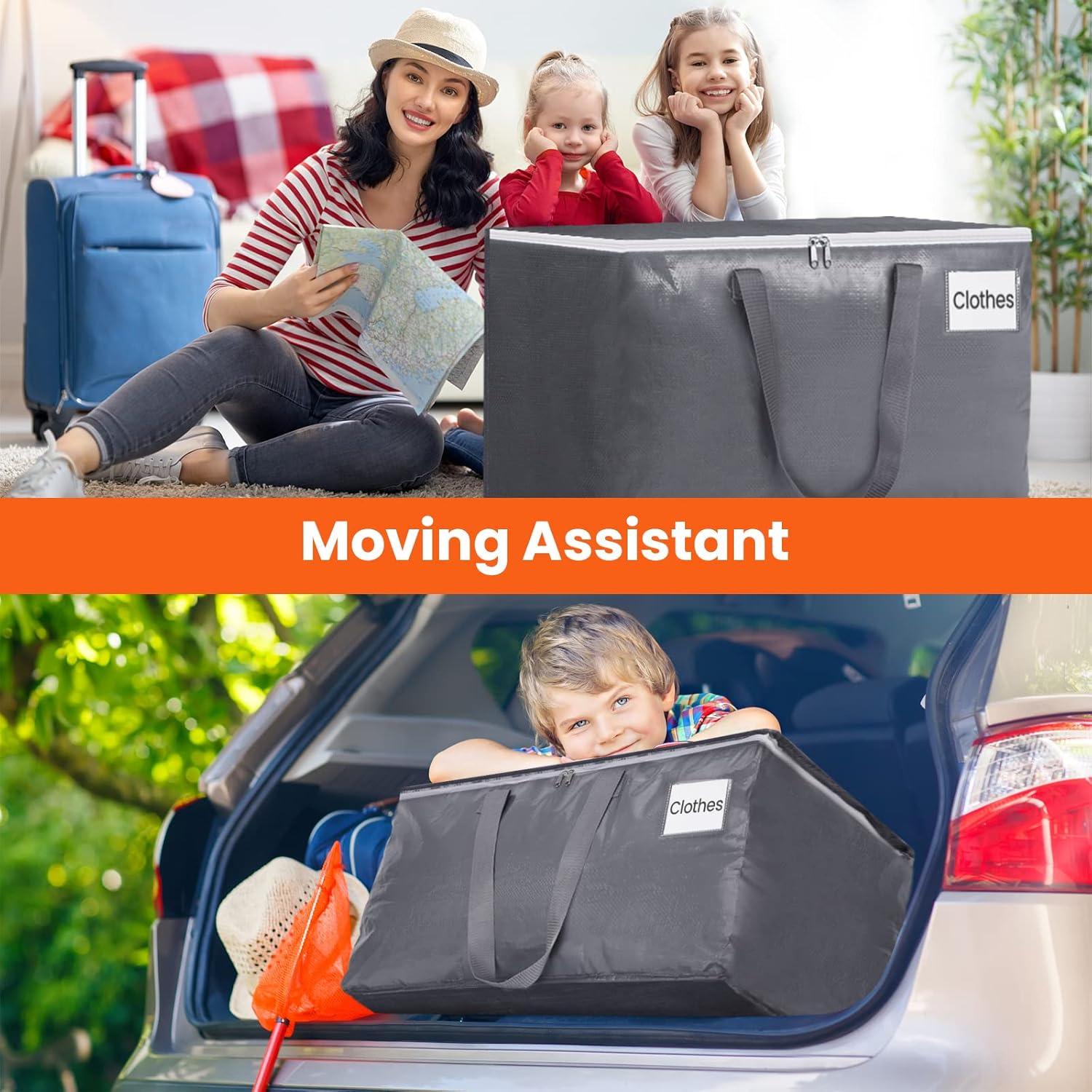 Bolsas de Mudanza BlissTotes 93L Paquete de 6 Resistentes