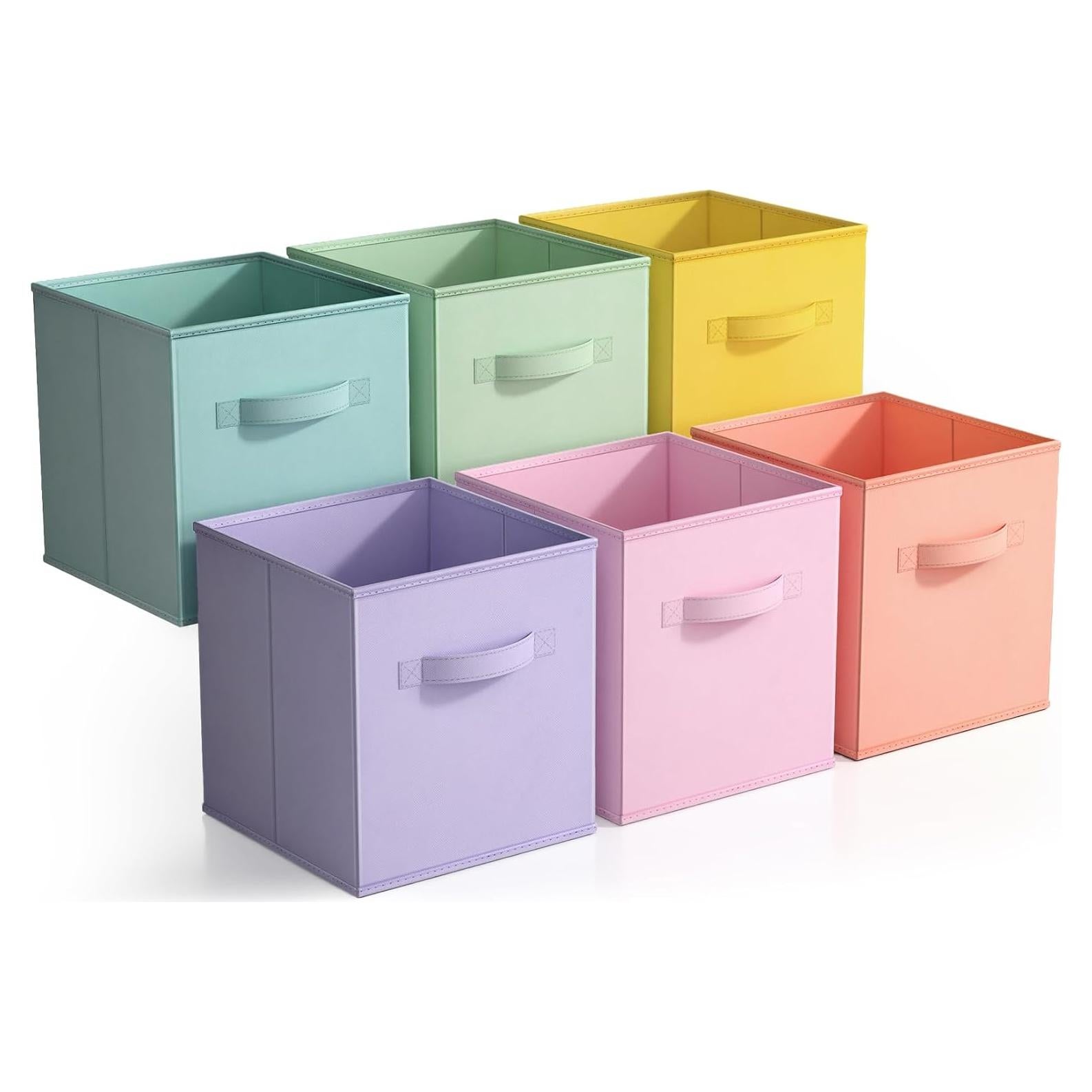 Cesta de Almacenamiento Plegable Sorbus 6 Unidades Multicolor