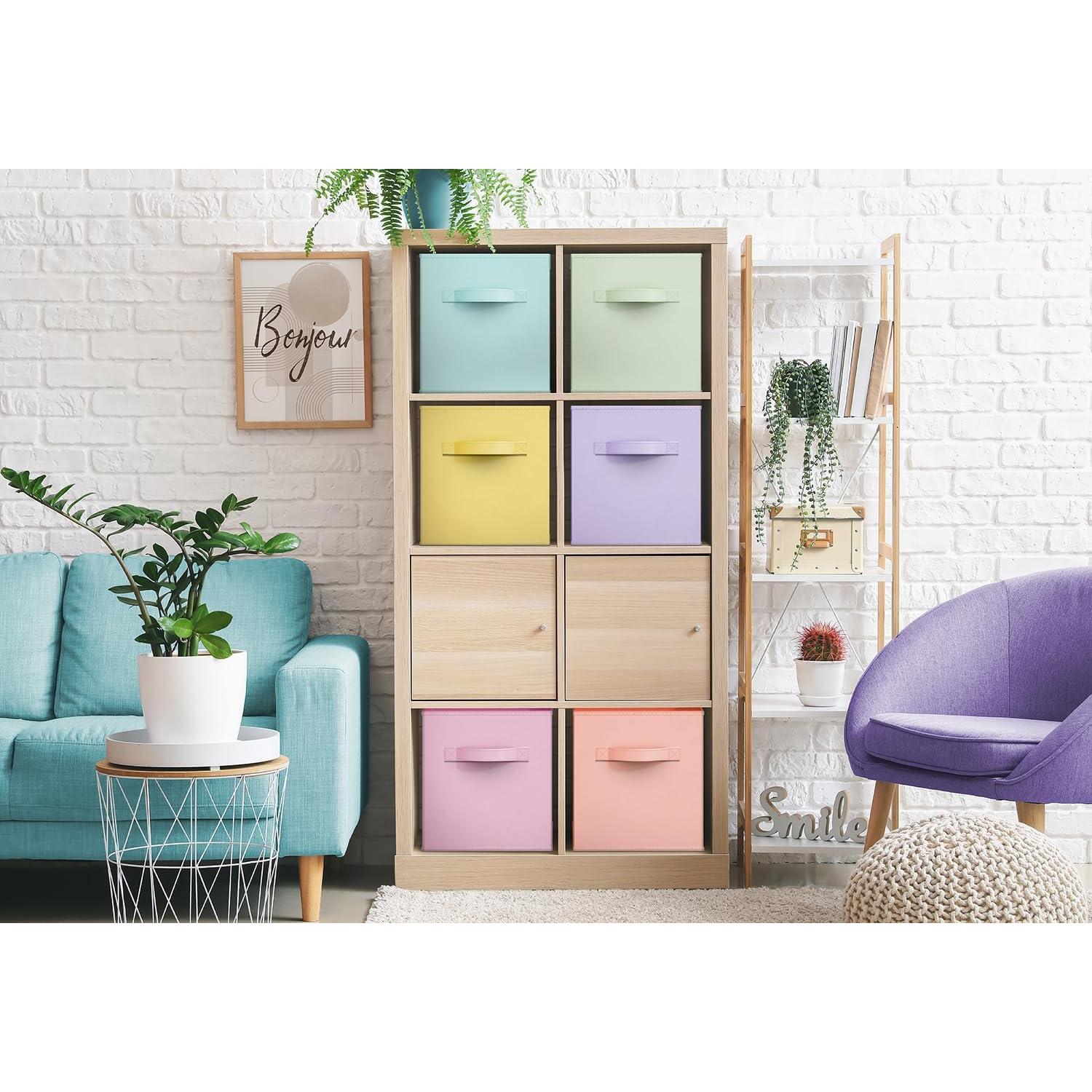 Cesta de Almacenamiento Plegable Sorbus 6 Unidades Multicolor