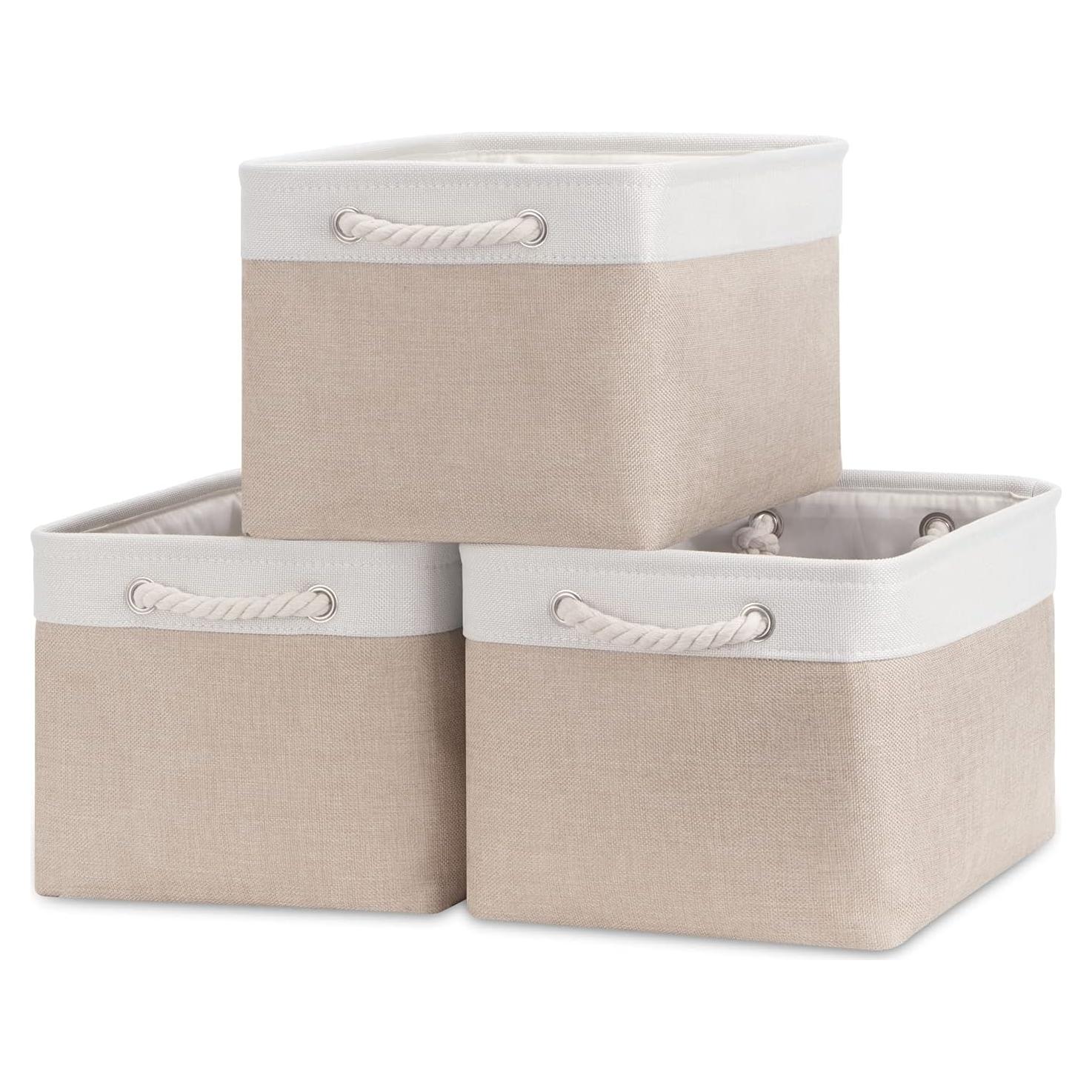 Cestas de Almacenamiento Plegables Bidtakay 3 Unidades 38x28x24cm