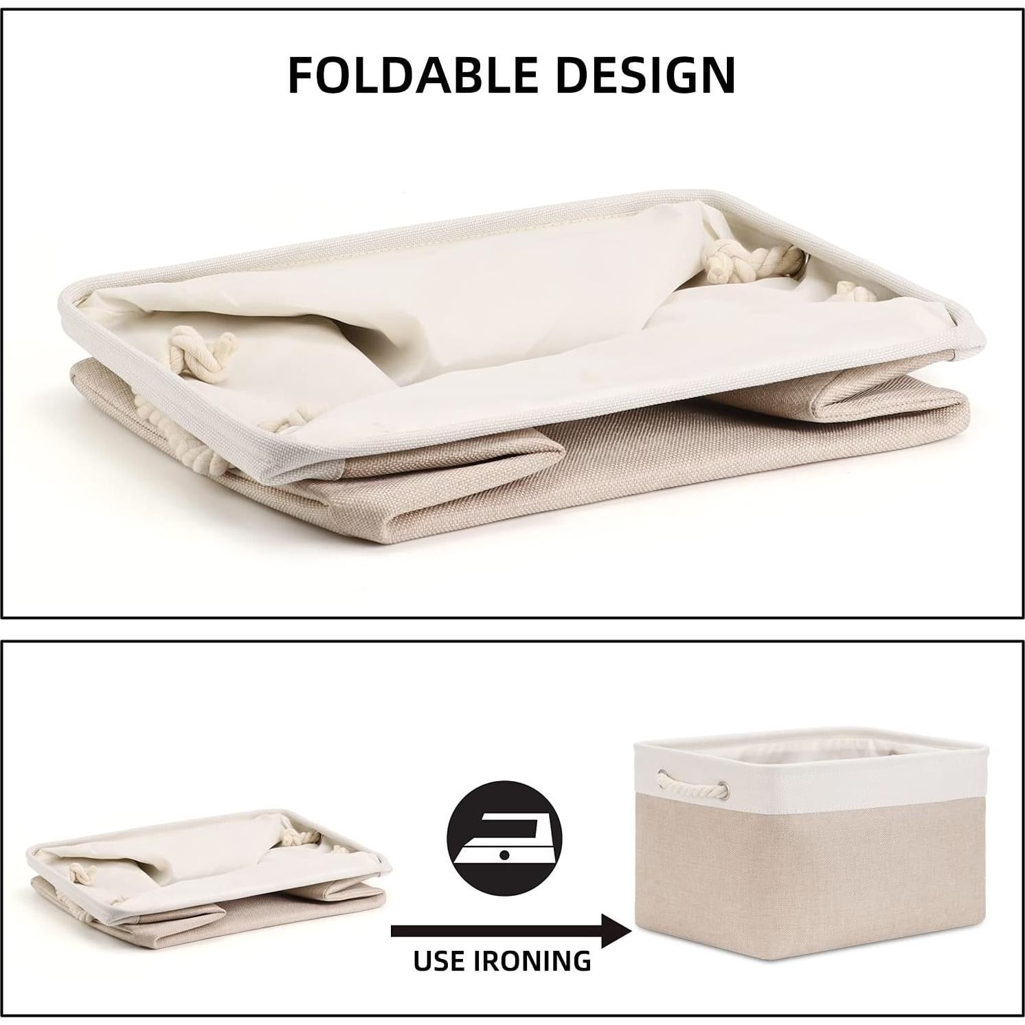 Cestas de Almacenamiento Plegables Bidtakay 3 Unidades 38x28x24cm