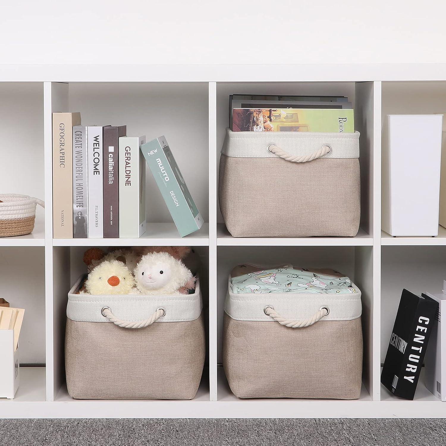 Cestas de Almacenamiento Plegables Bidtakay 3 Unidades 38x28x24cm