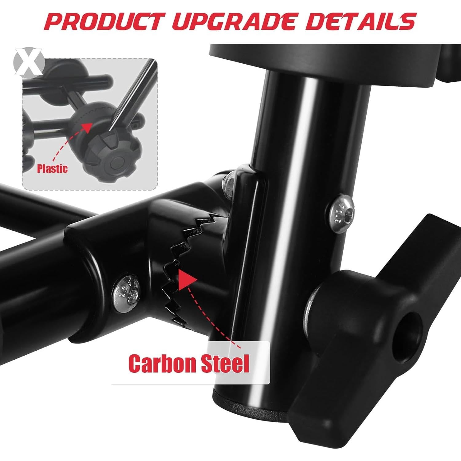 Soporte de Techo Ajustable FORWODE para 2 Kayaks 72,57 kg