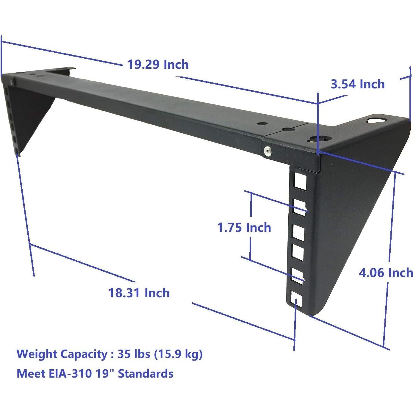 Rack Vertical 2U JINGCHENGMEI Plegable Acero 35kg