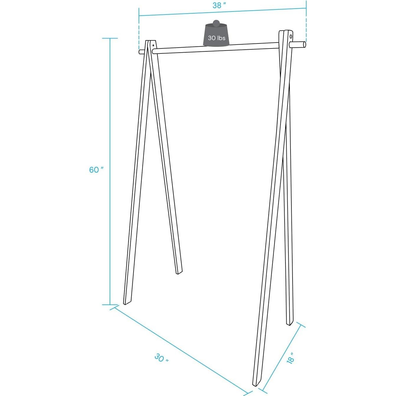 Perchero de Madera Casual Home Plegable 152 cm Natural