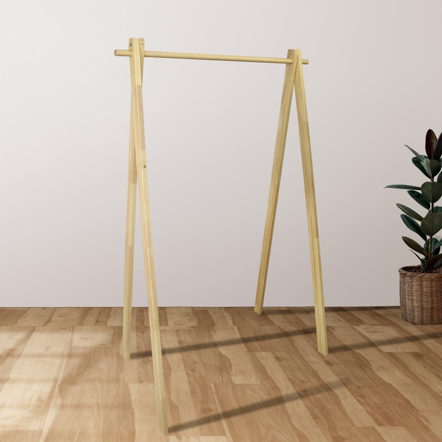 Perchero de Madera Casual Home Plegable 152 cm Natural