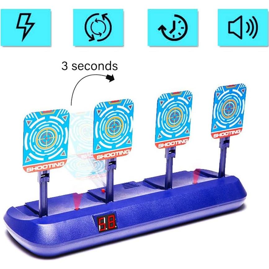 Diana Electrónica Fibevon con 4 Objetivos para Nerf