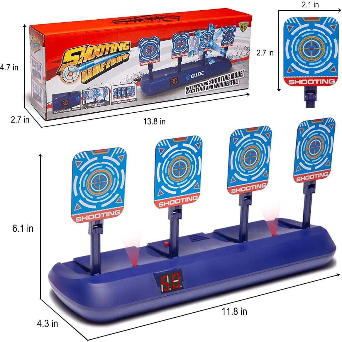 Diana Electrónica Fibevon con 4 Objetivos para Nerf