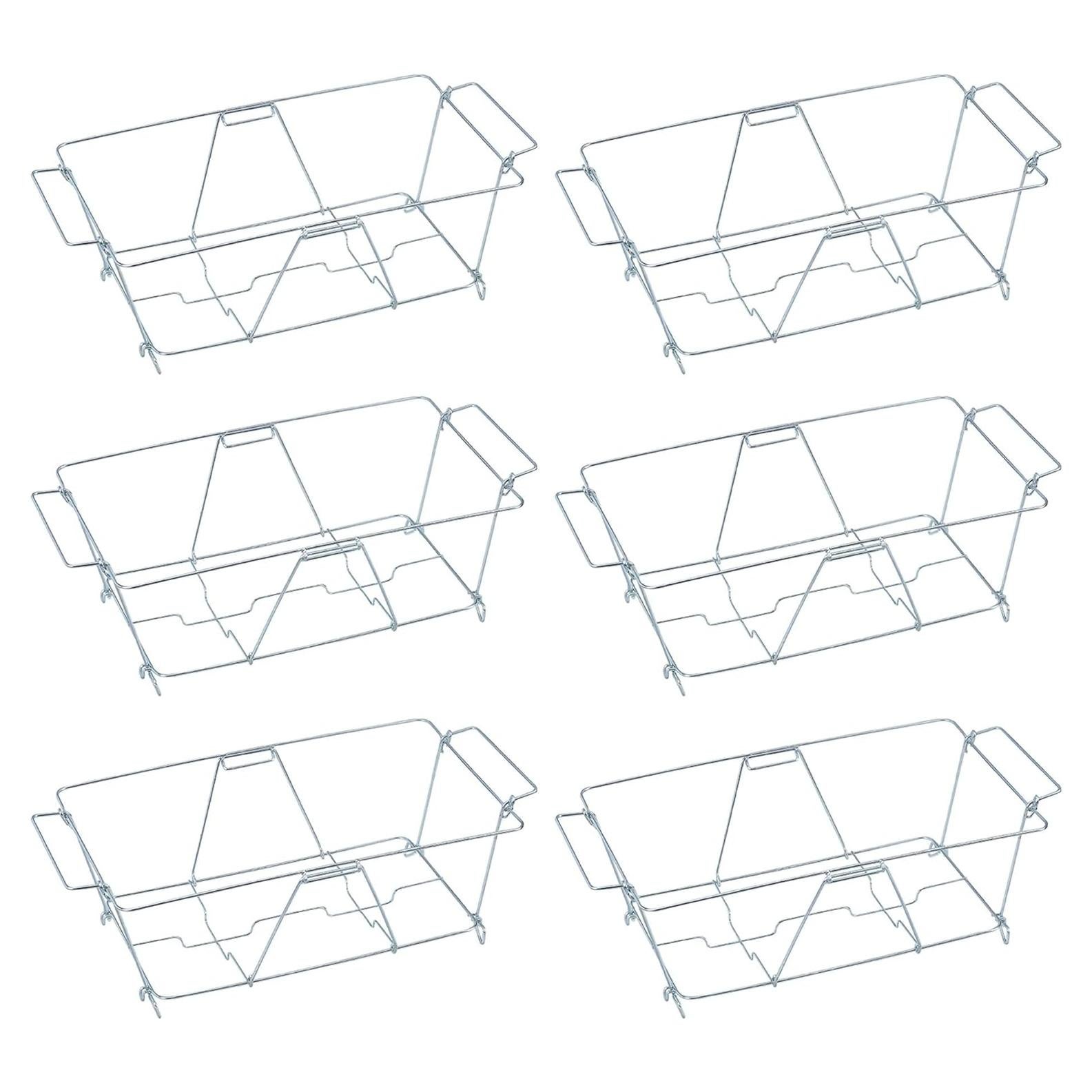 Soporte para Platos Calientes Sterno Plegable 6 Unidades