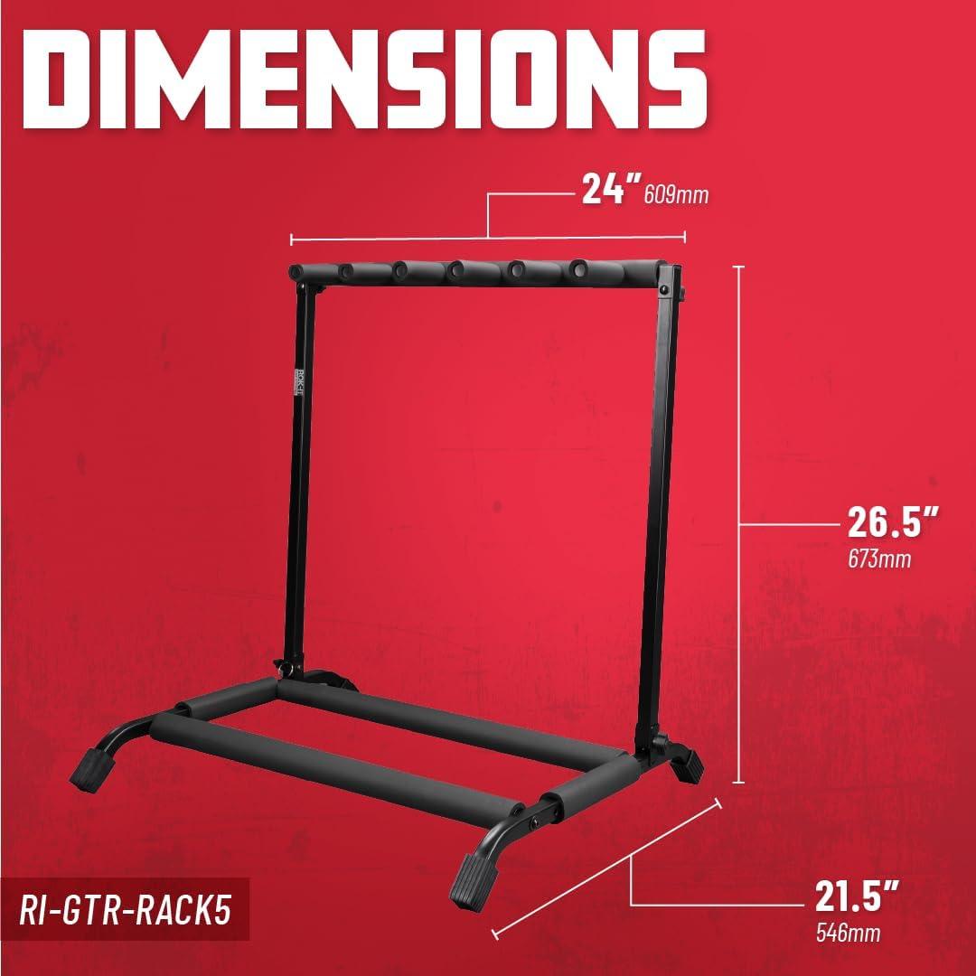 Soporte Plegable para 5 Guitarras Rok-It RI-GTR-RACK5