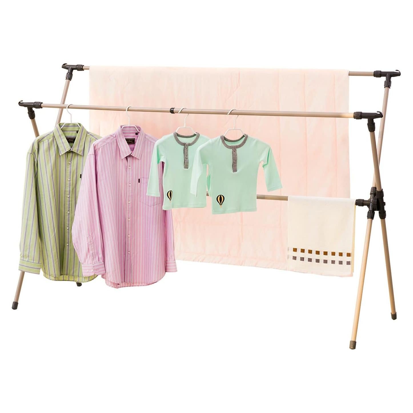 Estante Secar Ropa YUBELLES Ajustable 200x76x124 cm