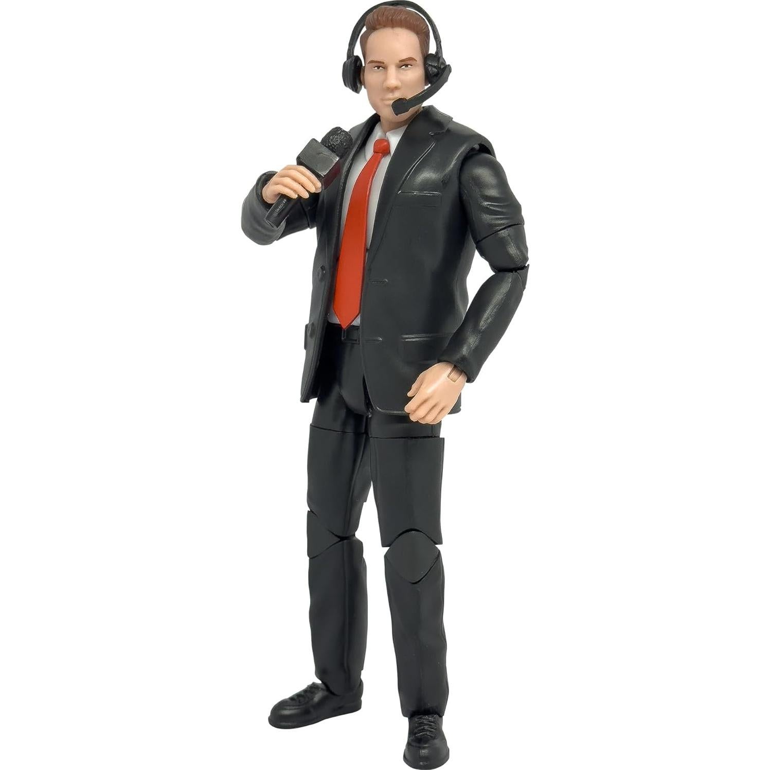 Comentarista Anunciador Deluxe Figures Toy 16.5 cm con Accesorios