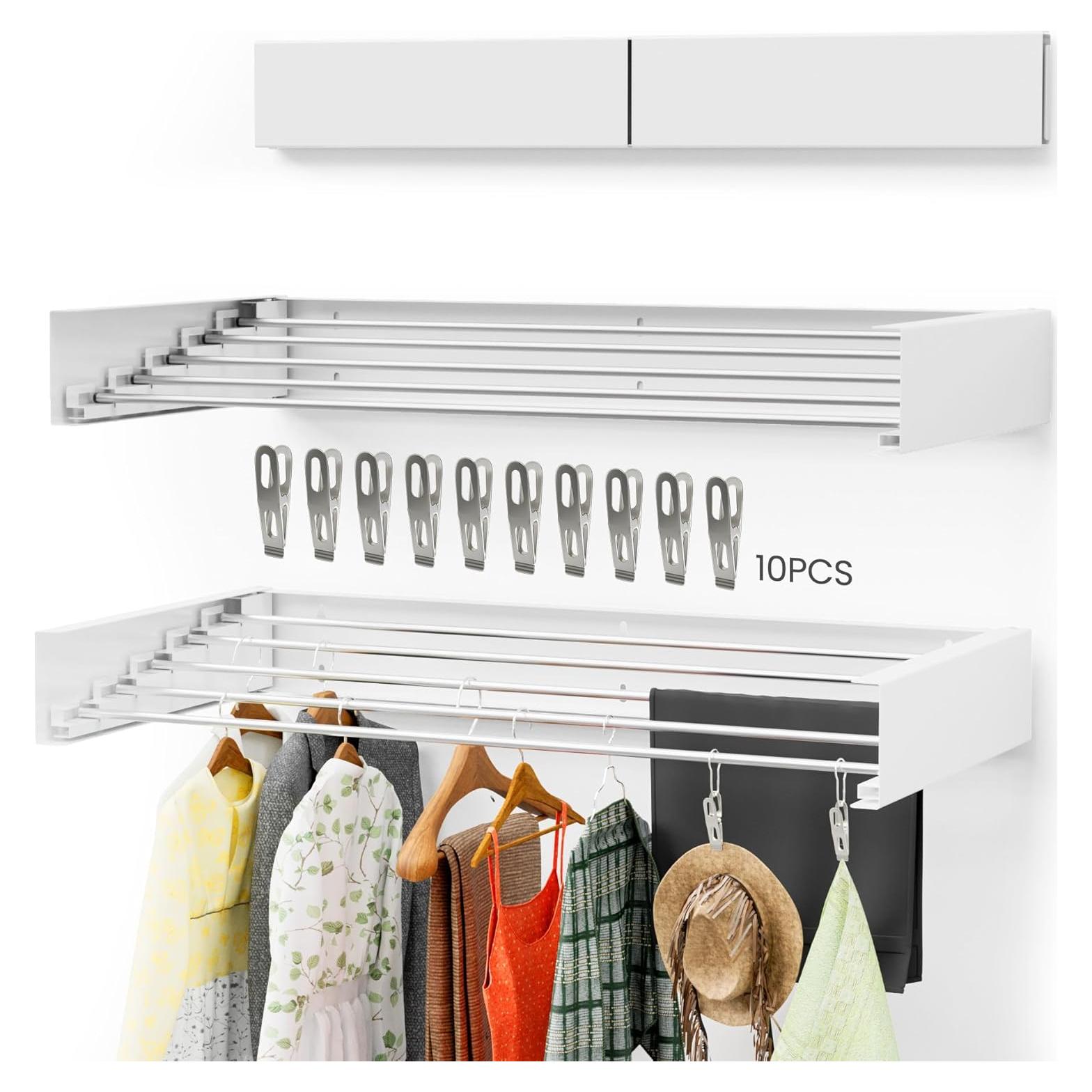 Estante de Secado Plegable Ascend Lifestyle 27 kg Blanco