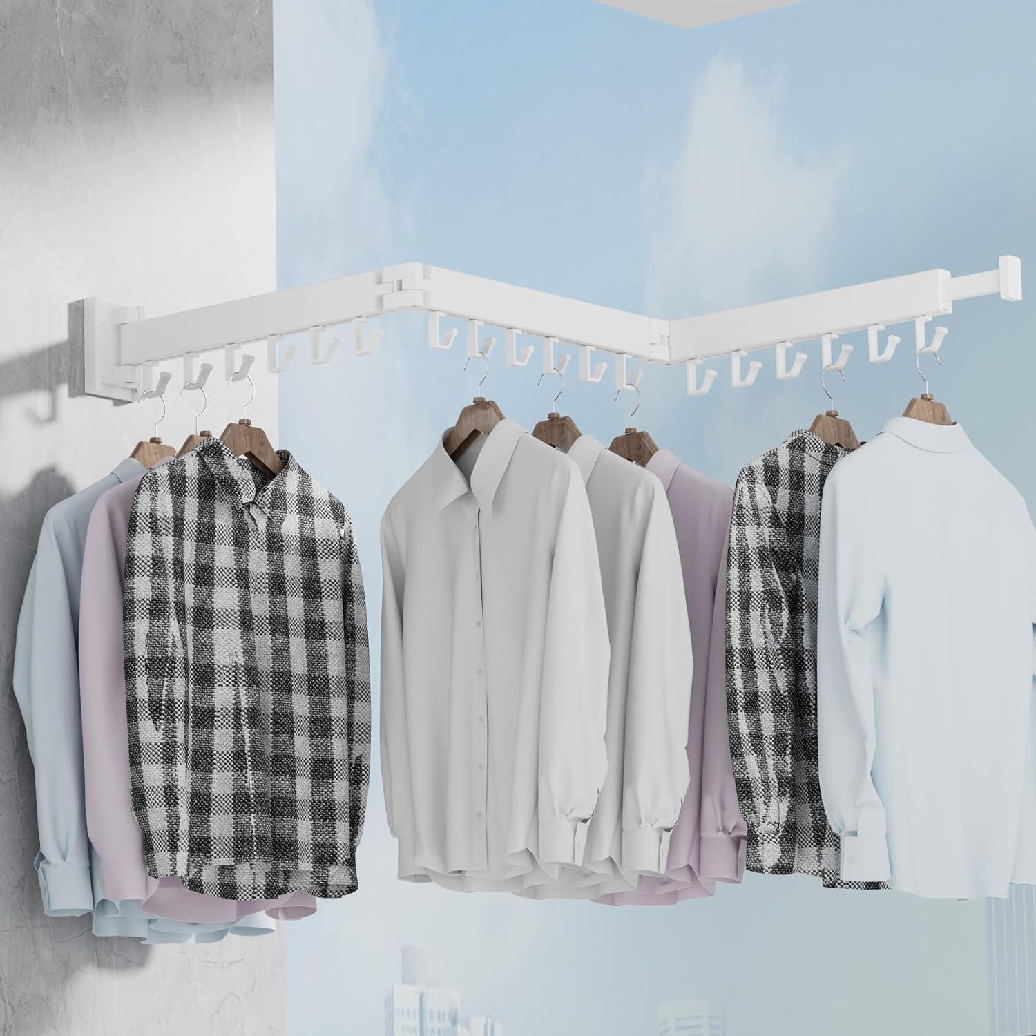 Estante Plegable para Secar Ropa Dr.DJ Blanco 99.79 kg