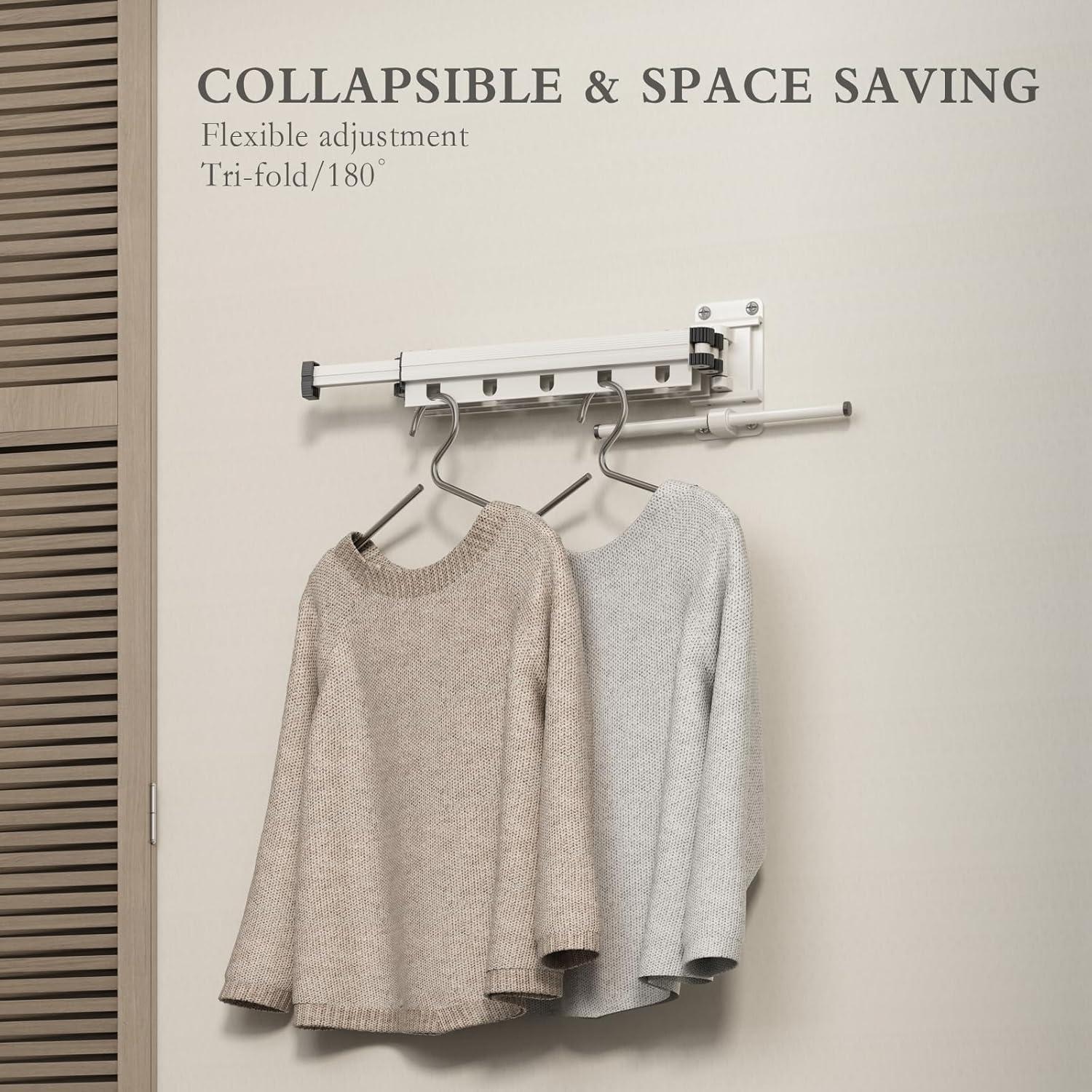 Estante Secar Ropa Plegable CICUFY Blanco 127 cm