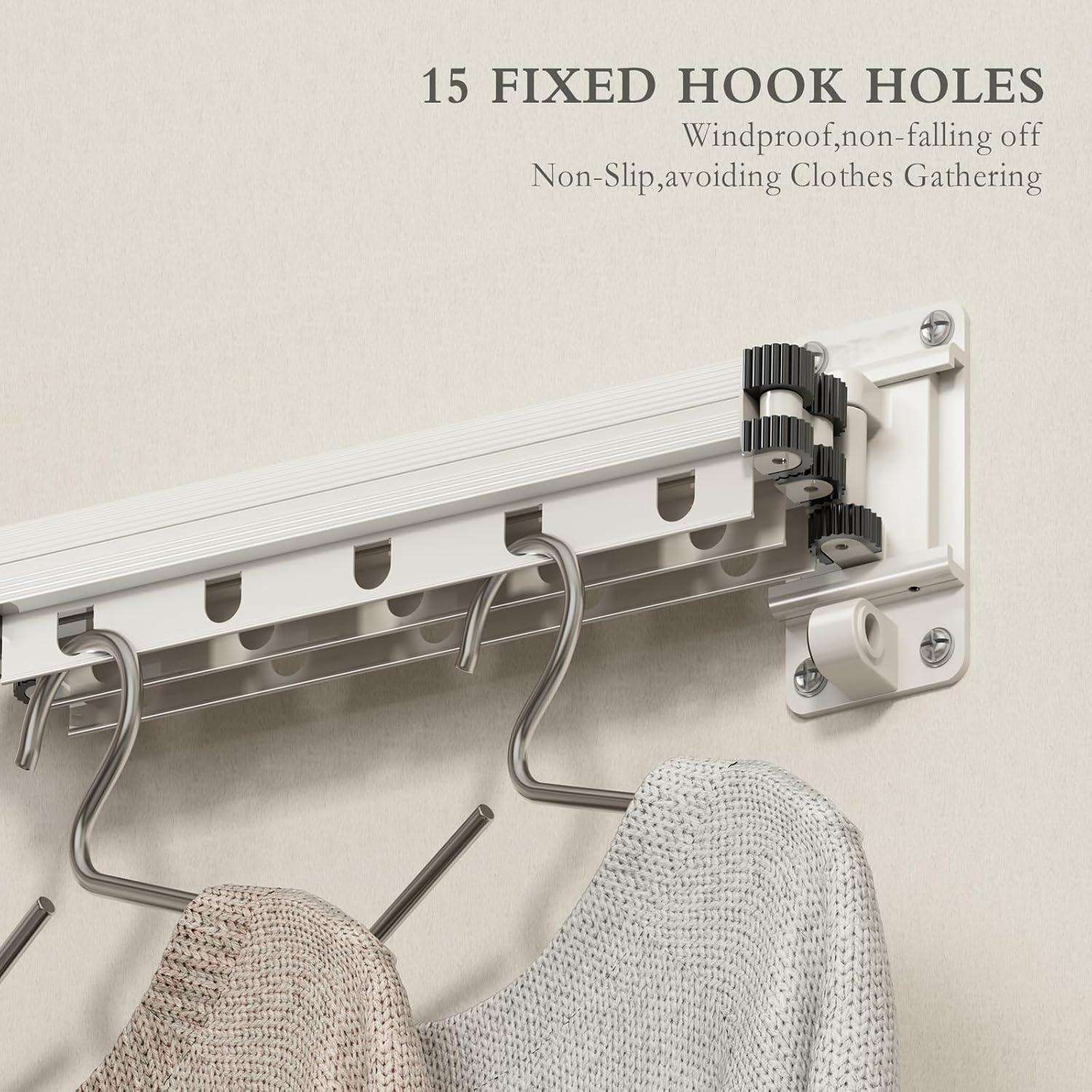 Estante Secar Ropa Plegable CICUFY Blanco 127 cm