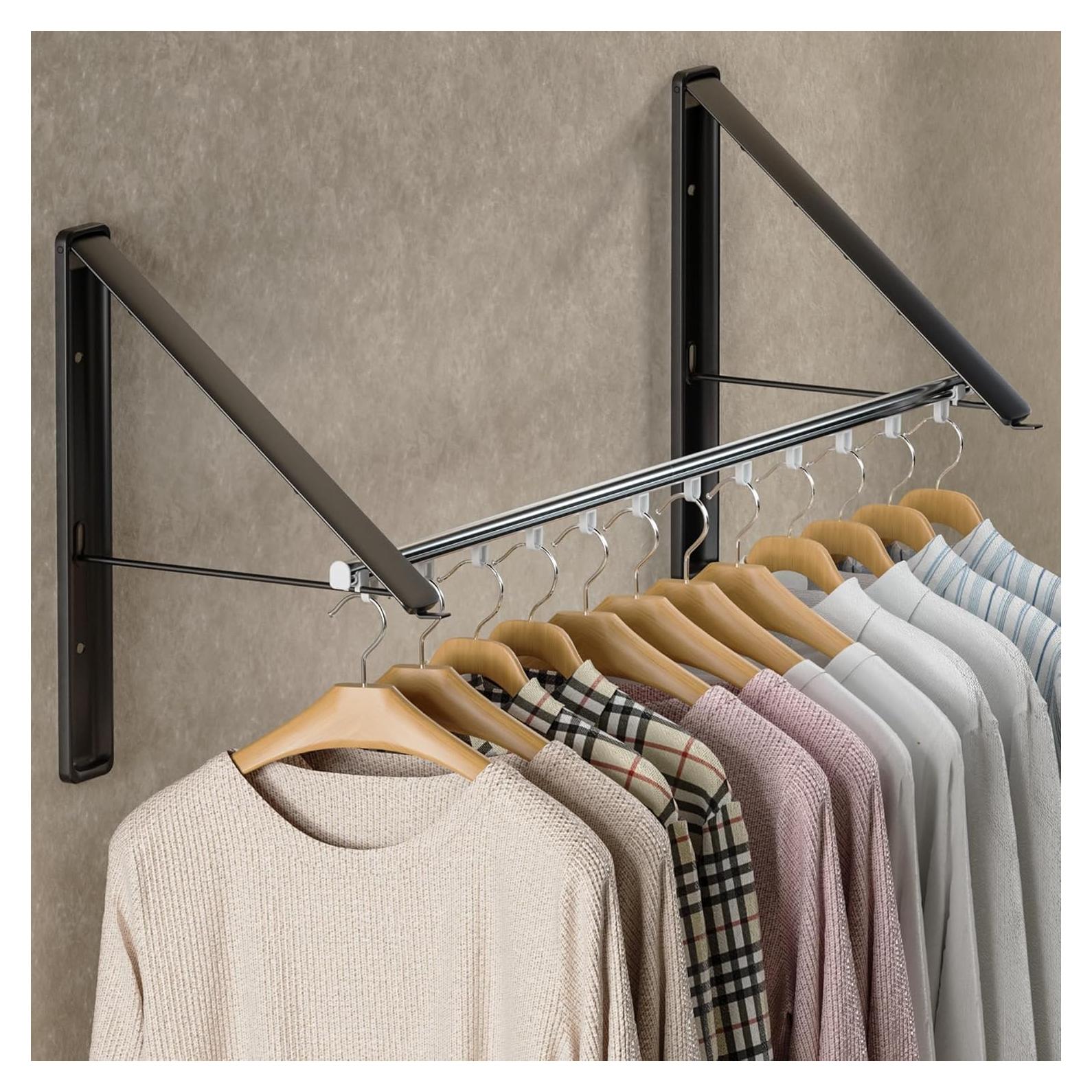 Estante Plegable para Secar Ropa Dr.DJ 2 Estantes Negro